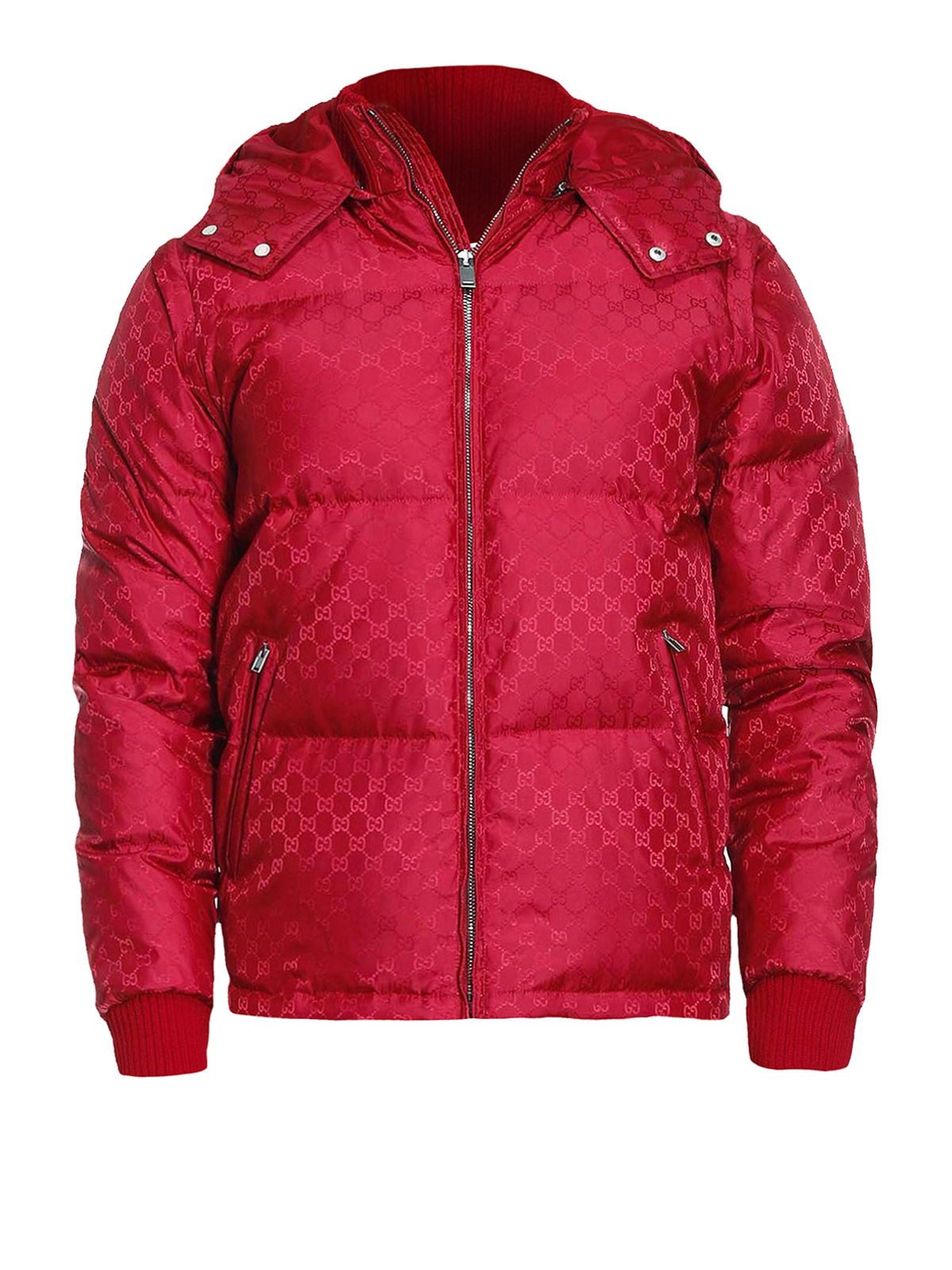 Padded jackets Gucci - GG jacquard nylon puffer jacket - 473612Z42181000