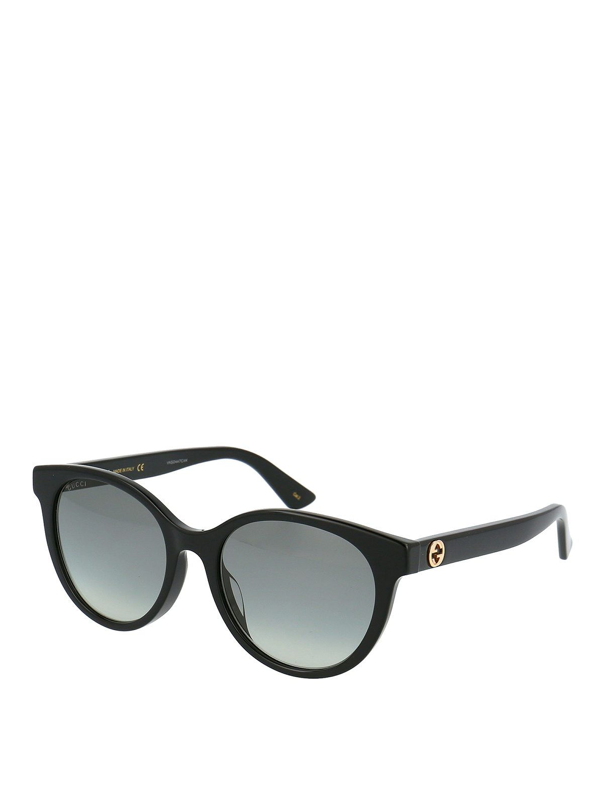 Gucci Black Round Sunglasses with Gradient Lenses Gucci Round Sunglasses Gg1876 S 001 – Balardi main image 2