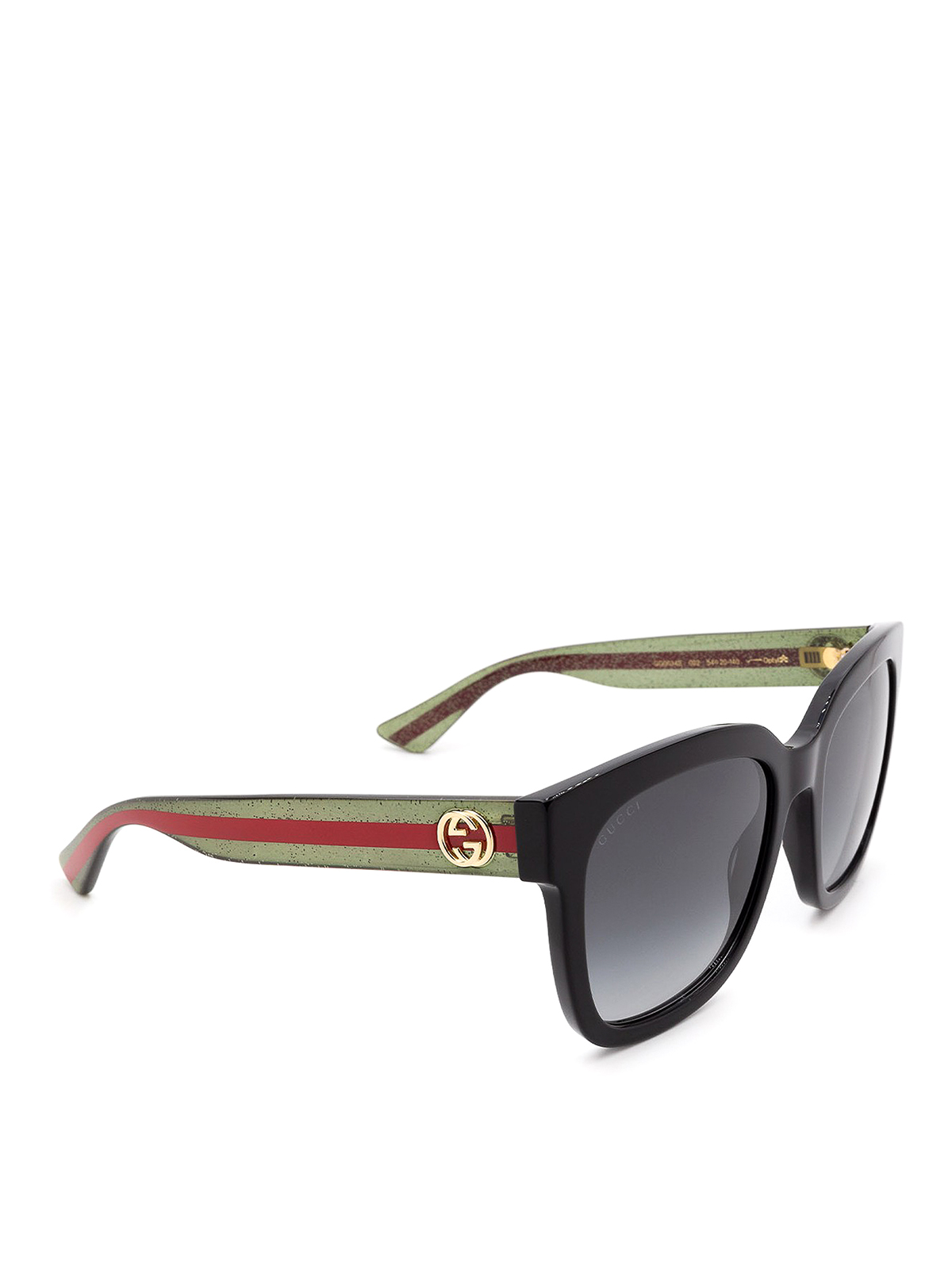 Gucci Sunglasses with contrasting temples - Black|GG0034SBLACK display picture 1