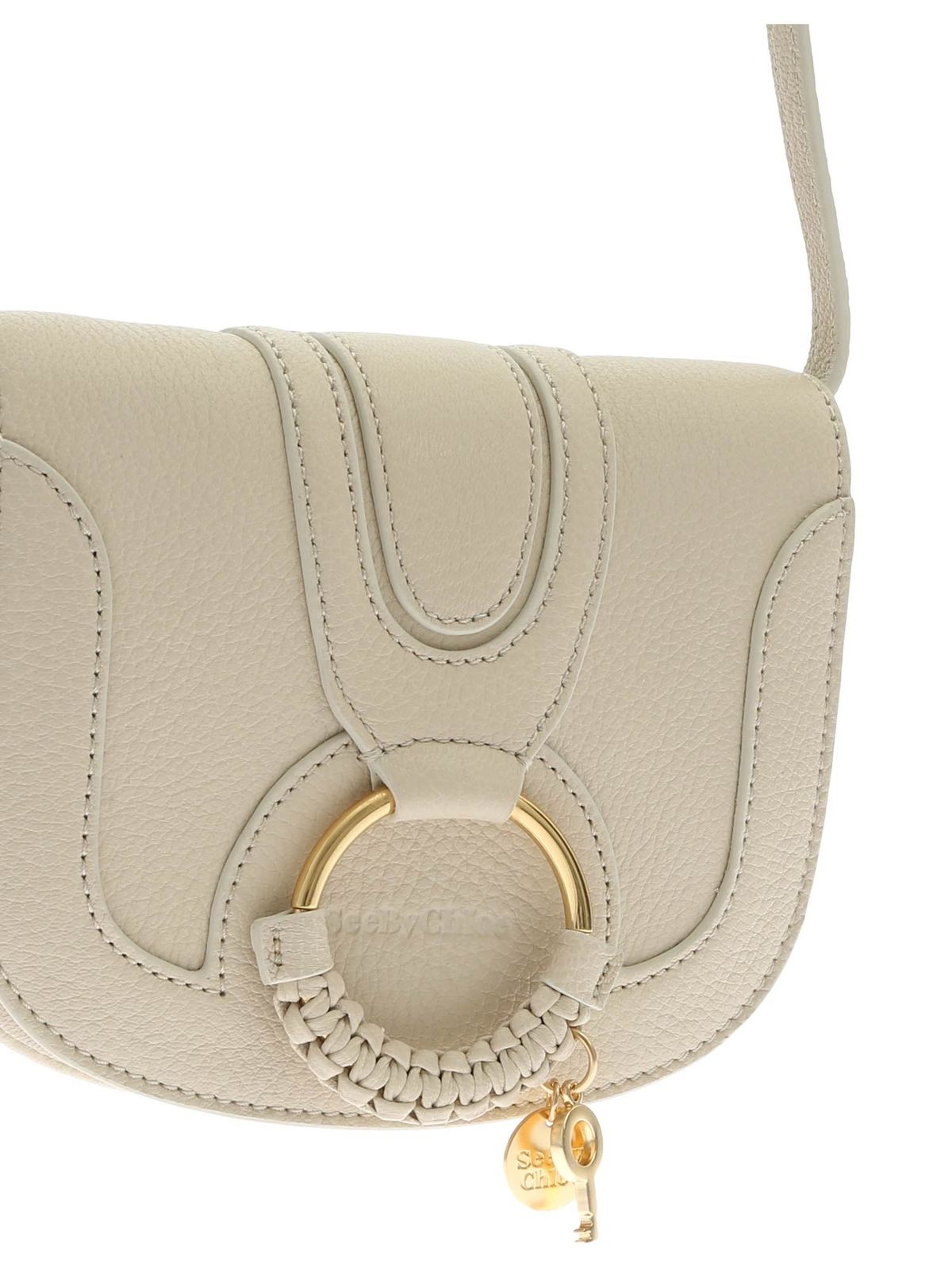 Shop See By Chloé Hana Mini Cement Bag In Beige In Beis