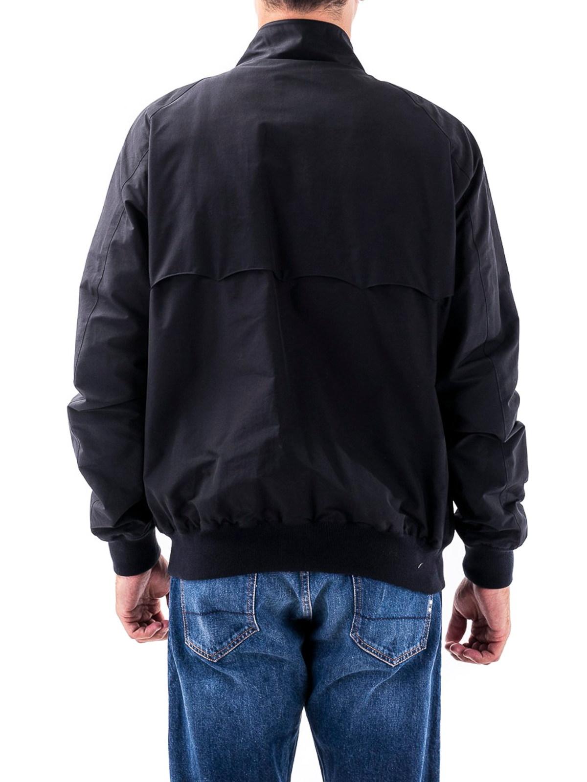 Shop Baracuta Harrington Jacket In Azul Oscuro
