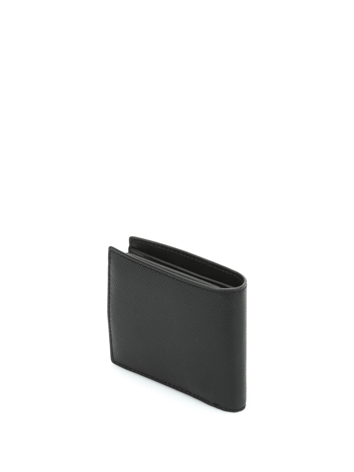 Michael Kors Collection 'Harrison' Fold Over Wallet - Black