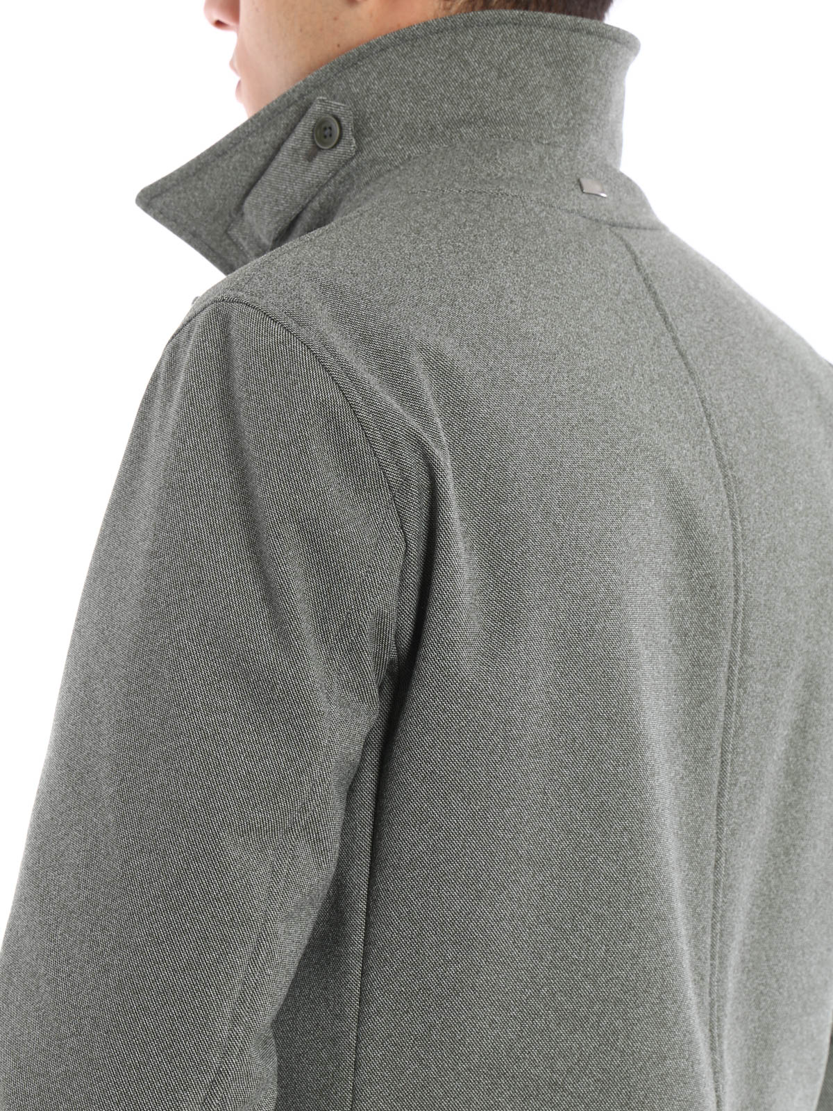 Herno ショートコート メンズ - グレー | IM0116U193357020