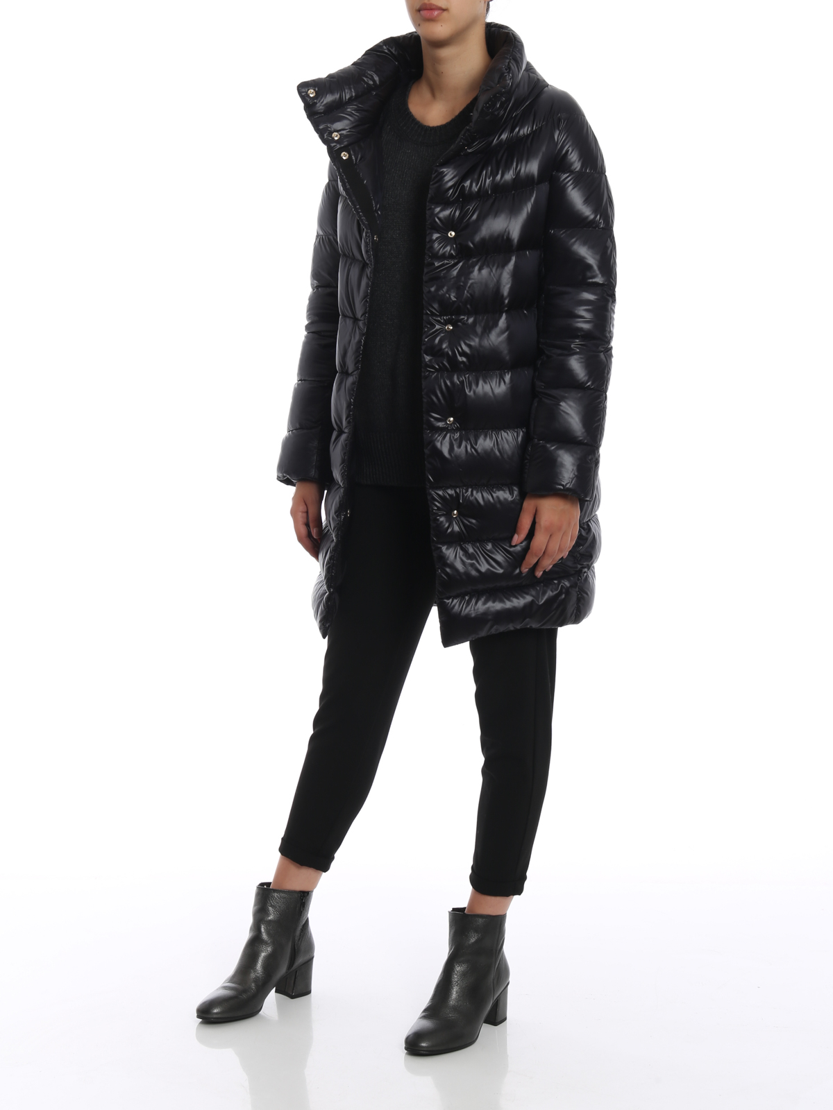 Padded coats Herno - Dora black ultralight padded coat