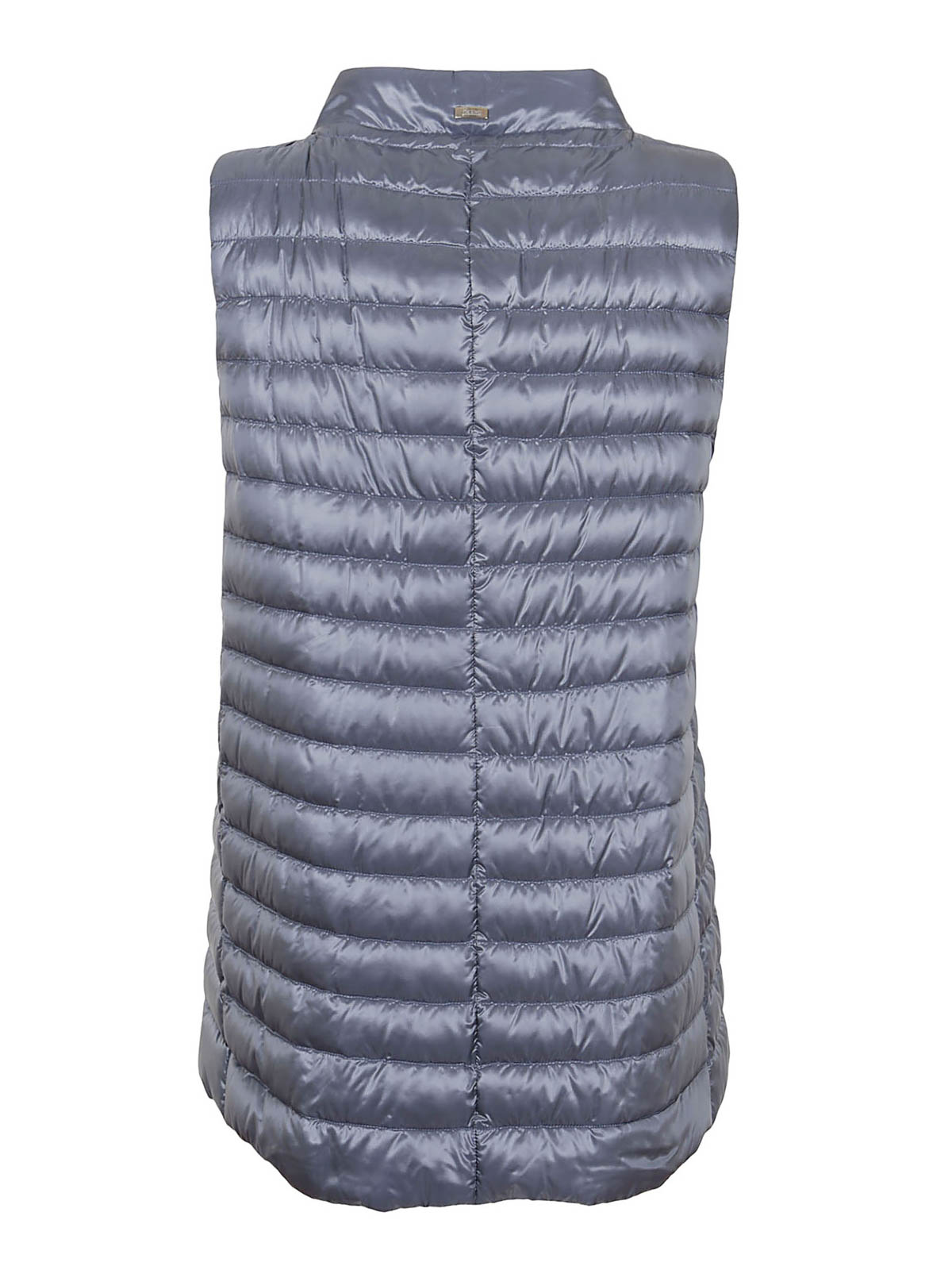 Herno Logo scarf padded vest Light Blue PI1277D120179002