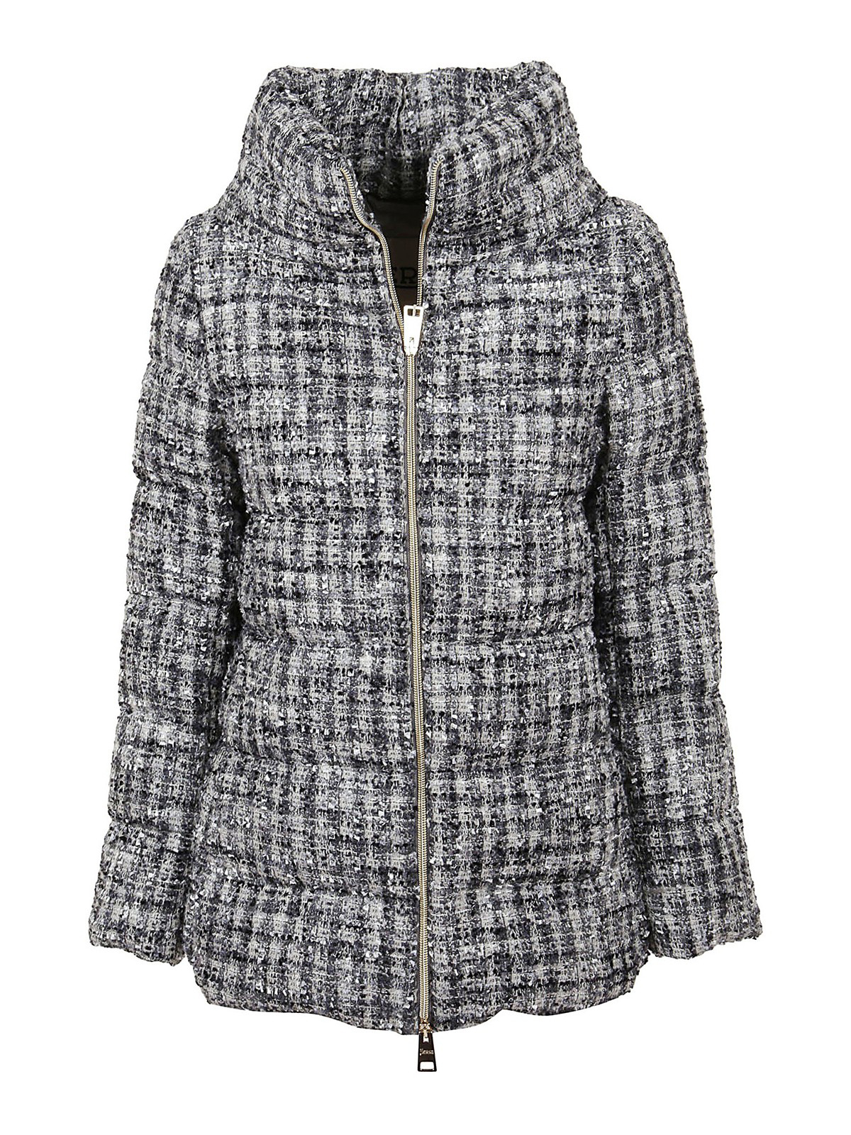 Herno Wool blend puffer jacket Light Grey PI1190D332499410
