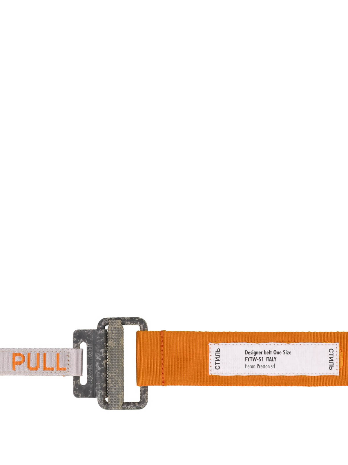 Heron Preston Logo patch fabric belt - Men|HMRB005S2094103919C1