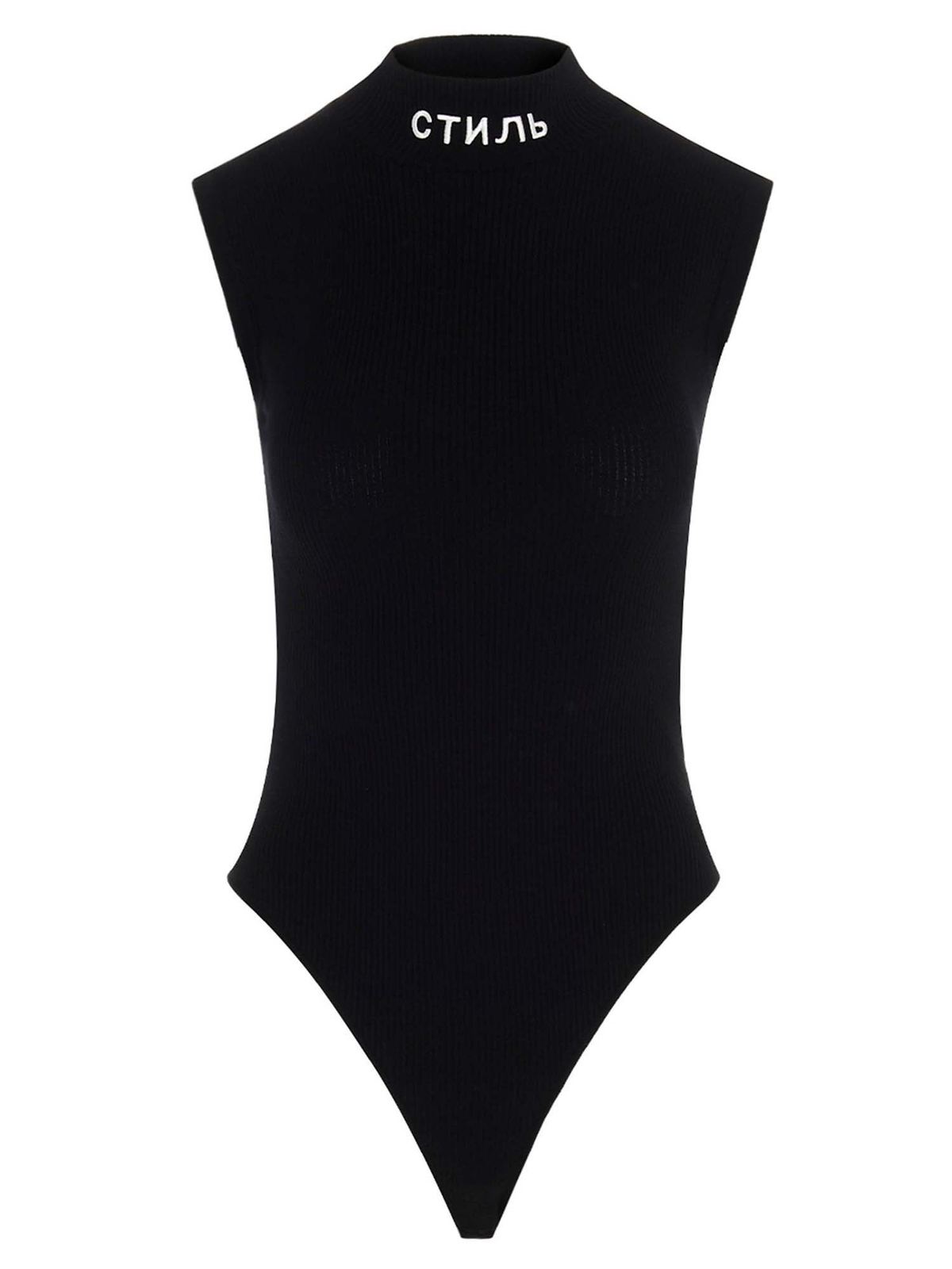 Heron Preston Стиль body in black HWHA003E20KNI0011001