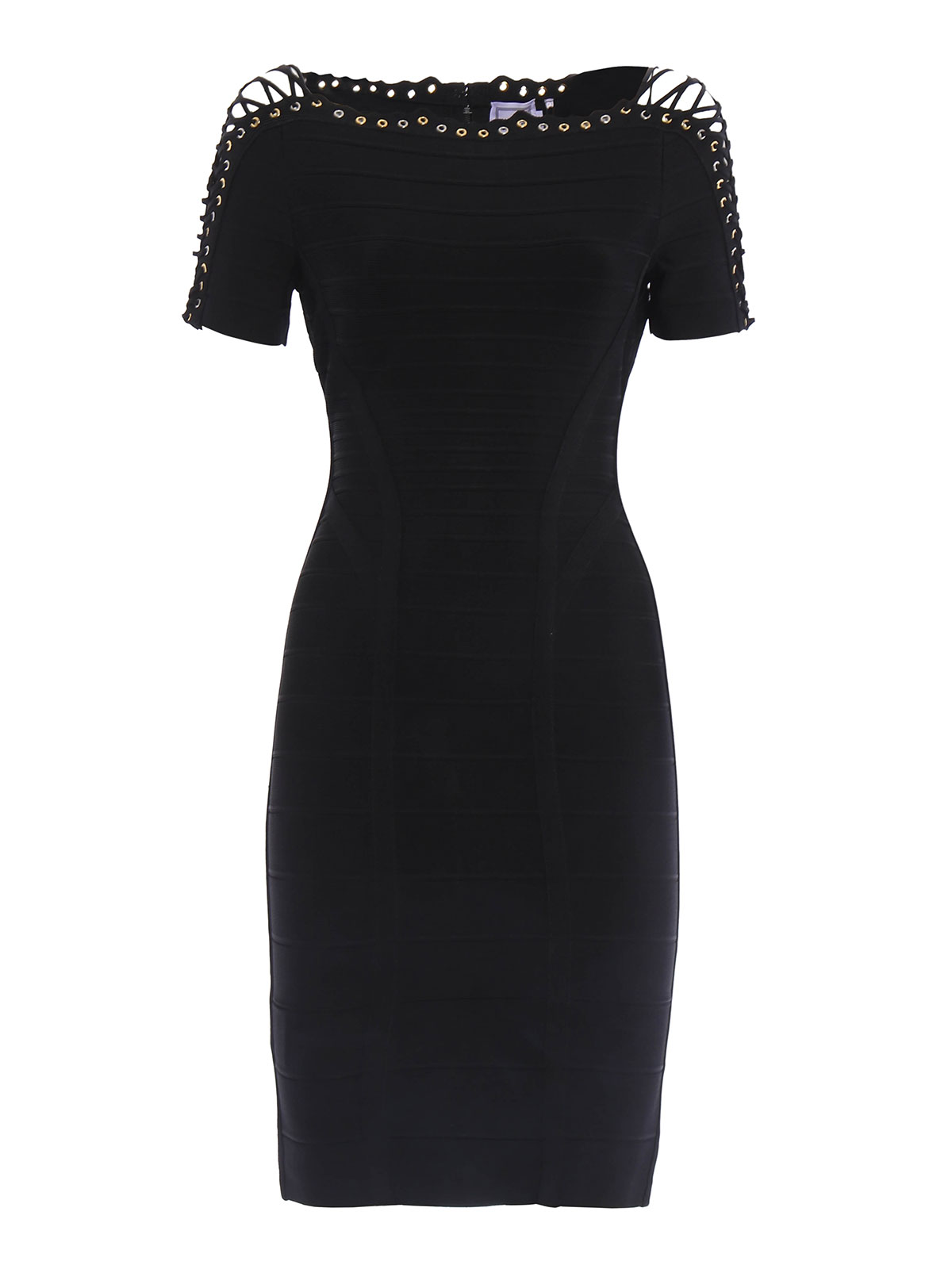 herve leger dress black and white Herv Lger // Black & White Print Bandage Dress  VSP Consignment