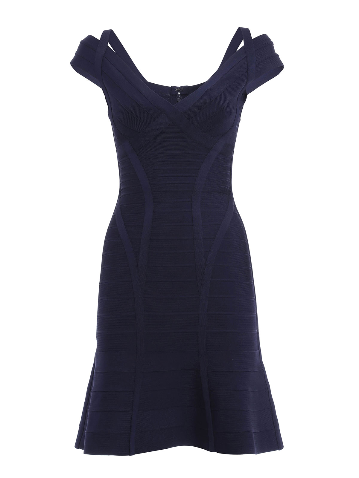 Herve Leger Ontoria bandage dress - Dark Blue - Women|HLT67E884I3