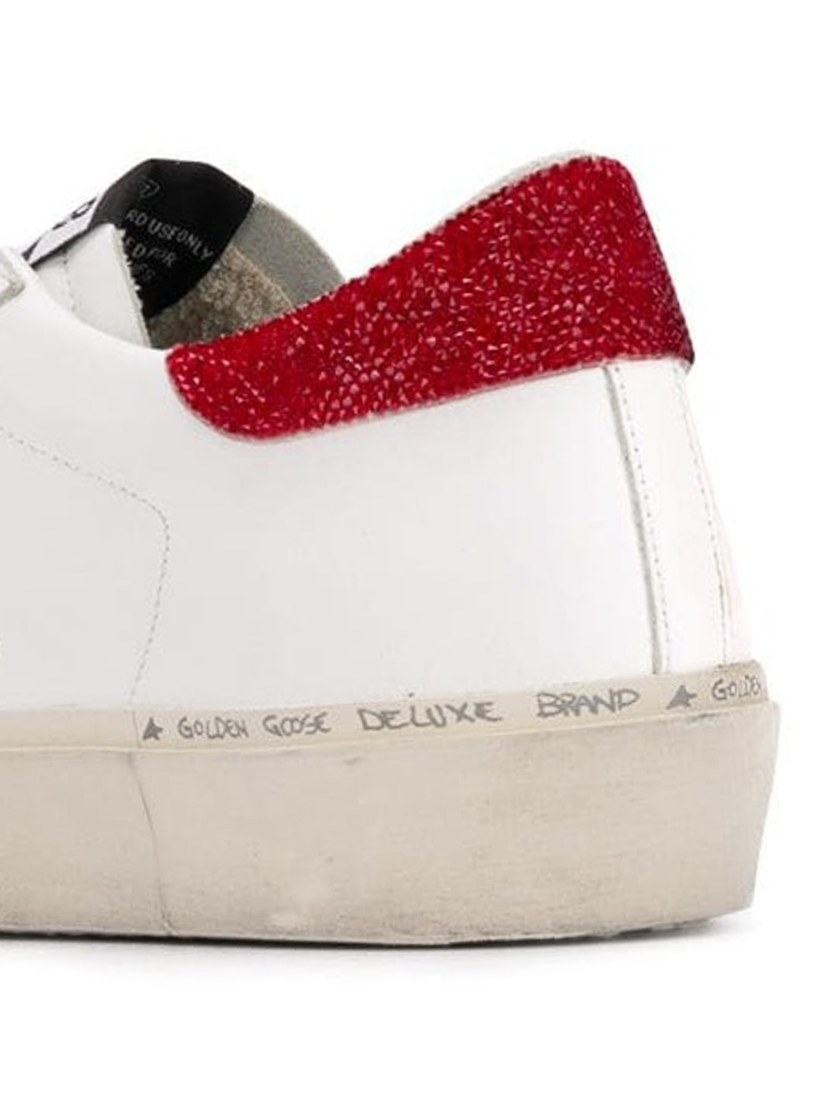 Golden goose discount red glitter star