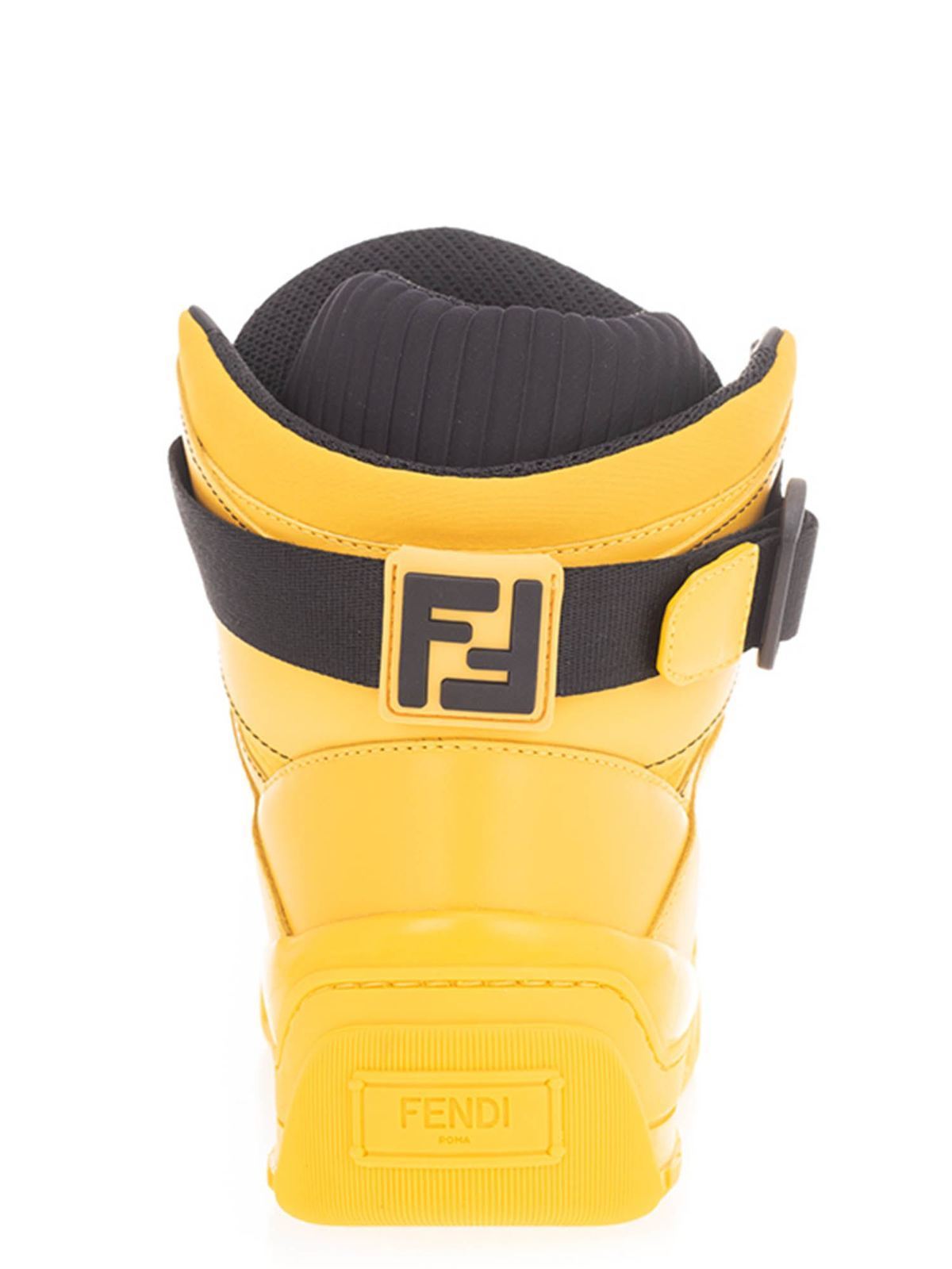 FENDI 　♡I♡ Fendi Match Sneakers Leather Black | Fendi