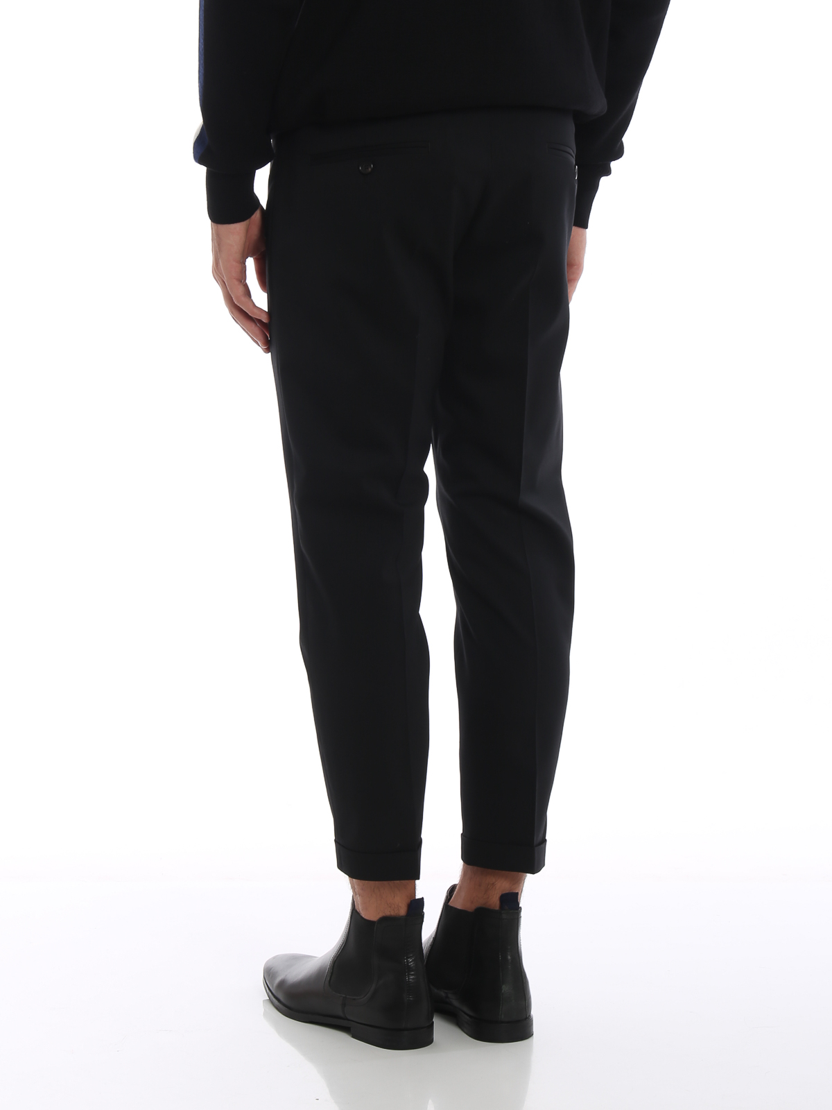 DSQUARED2  Stretch Flanel Hockney パンツ Dsquared2 Hockney Fit stretch wool trousers|S71KB0107S42916900