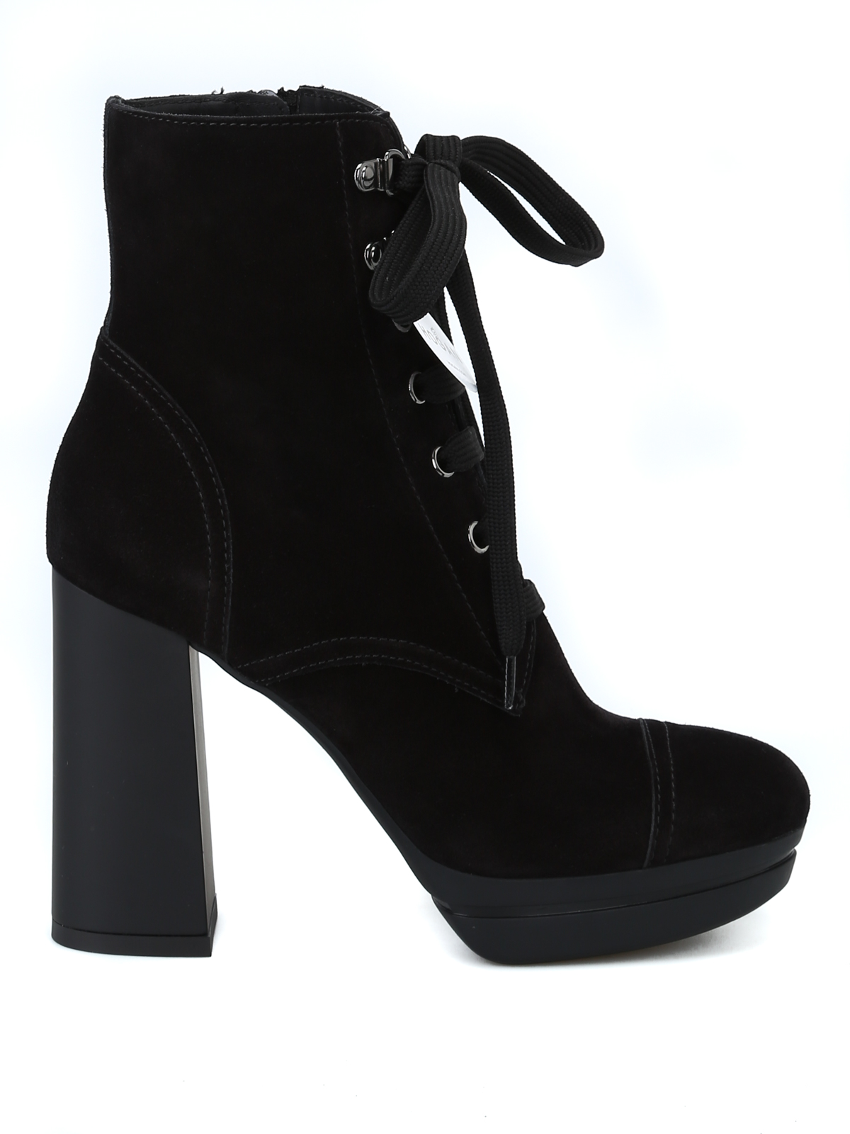 Suedette Chunky Heeled Combat Boots | SHEIN IN