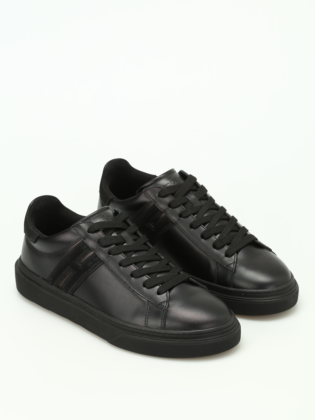 Trainers Hogan H340 leather low top sneakers HXM3400J300C8KB999