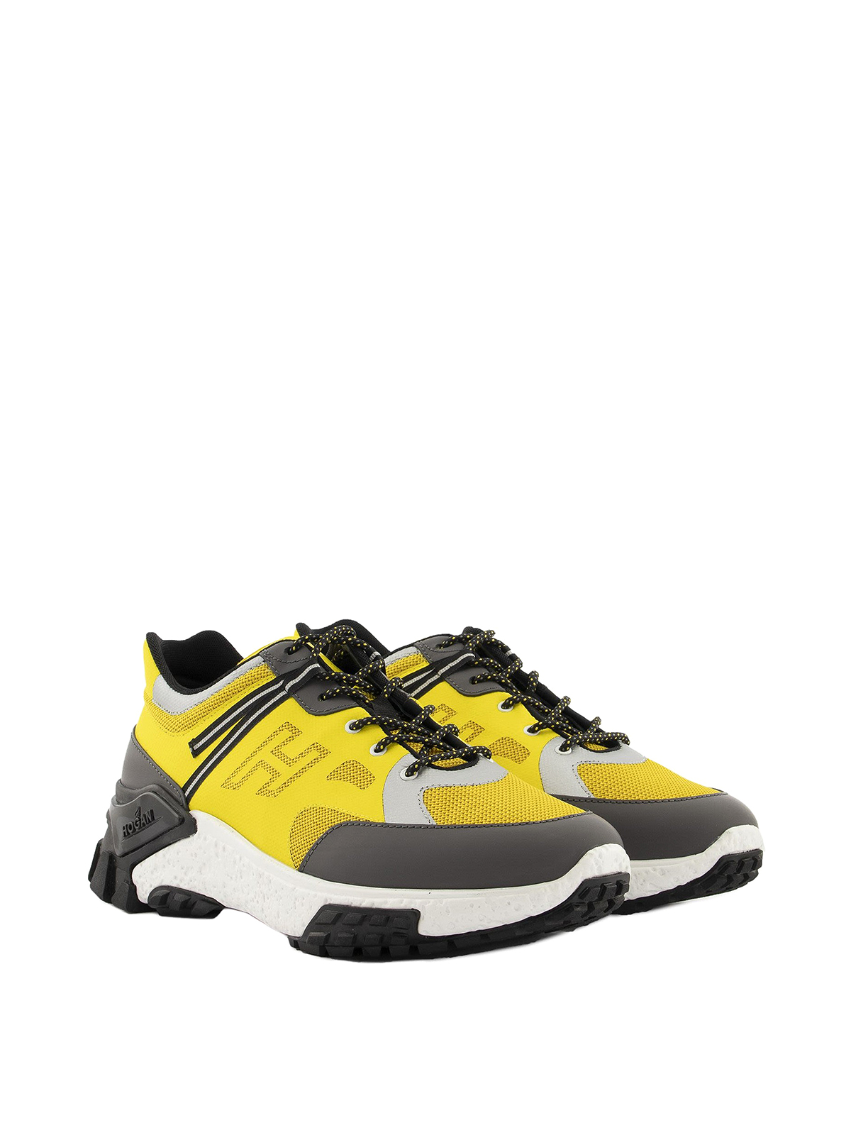 スニーカー HOGAN Men Sneakers Yellow Cream HXM6710FQ80U6A 276M Sneakers Hogan 86er WHITE, BEIGE, BROWN for Man