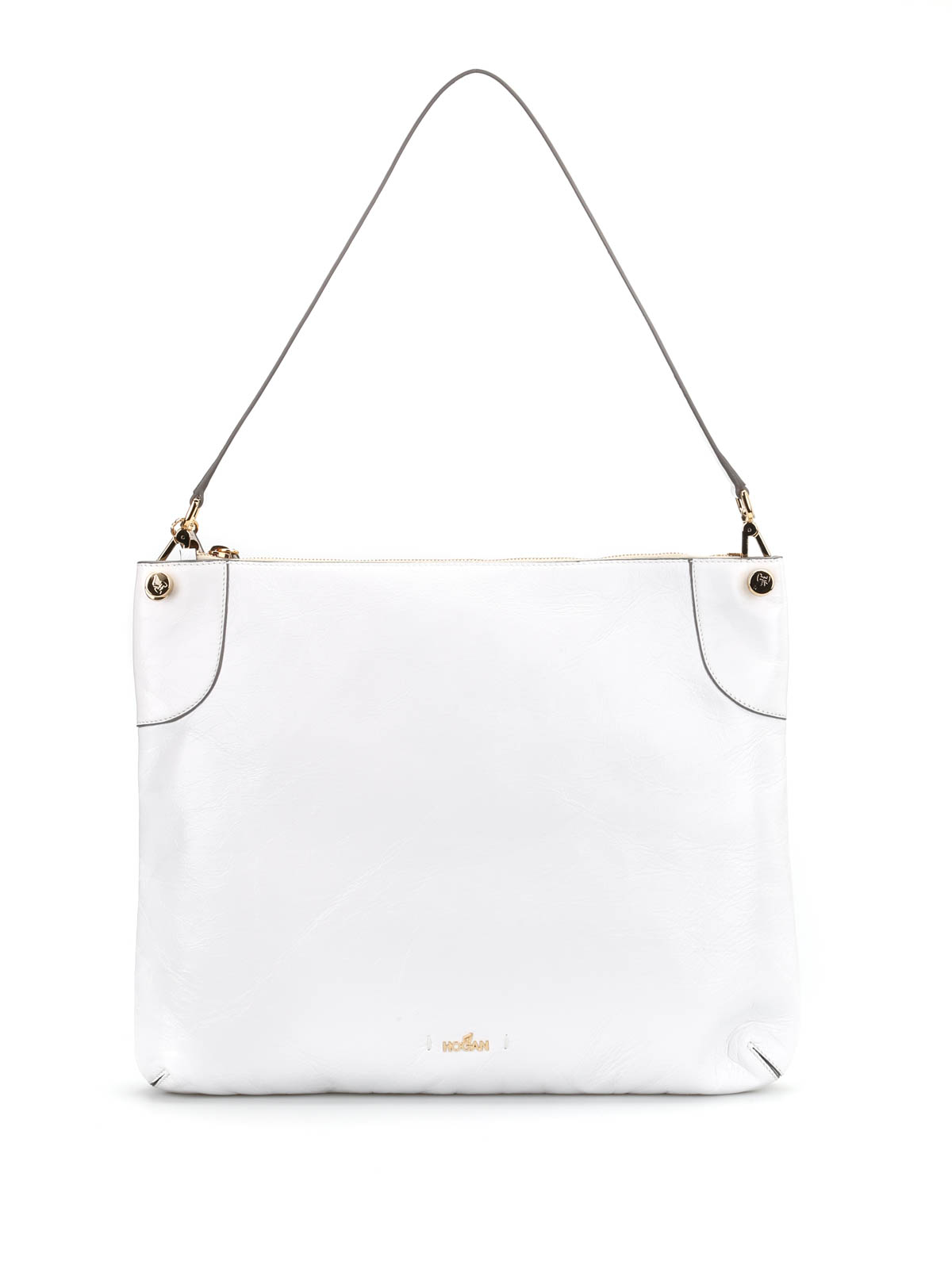 Hogan Women's Hobo Bag Hocket Medium White