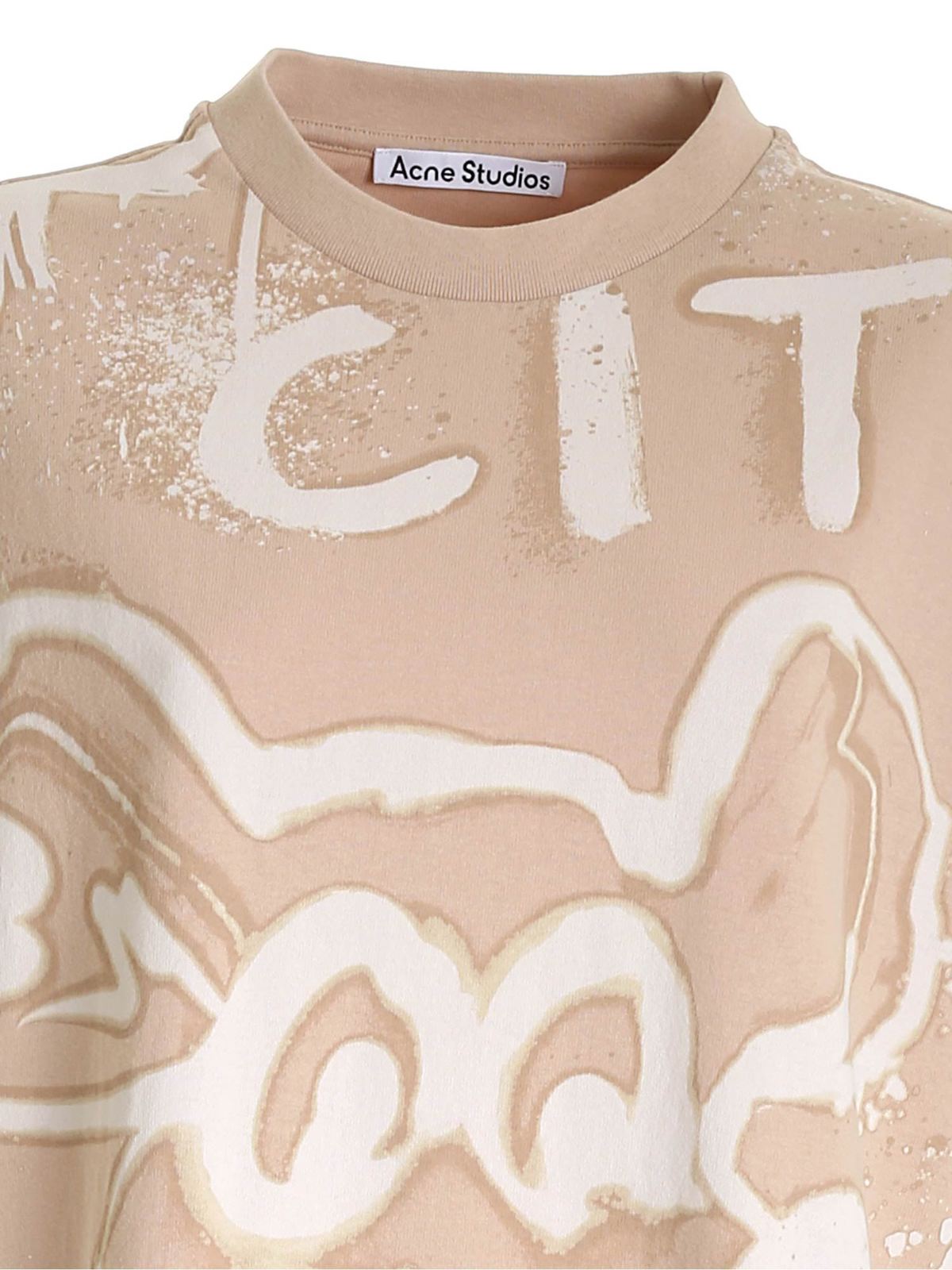 Acne Studios Tシャツ - ベージュ|AL0207ECRUBEIGE | THEBS