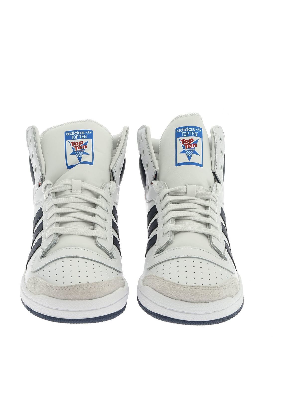 Trainers Adidas Originals - Top Ten Hi sneakers in white -