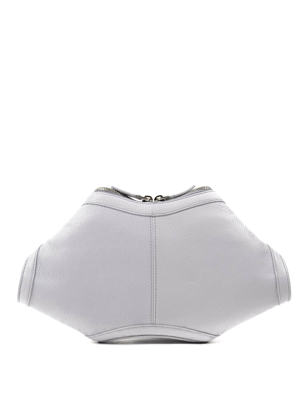 Alexander Mcqueen Demanta folded clutch - White