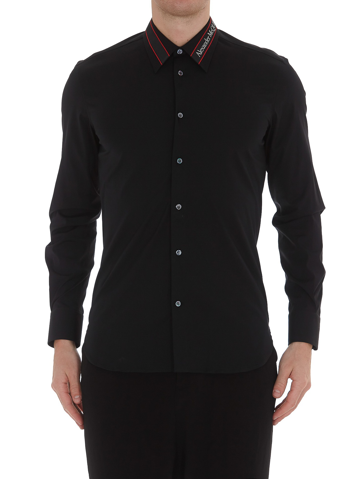 Alexander in White Diagonal Stripe Shirt main image 1