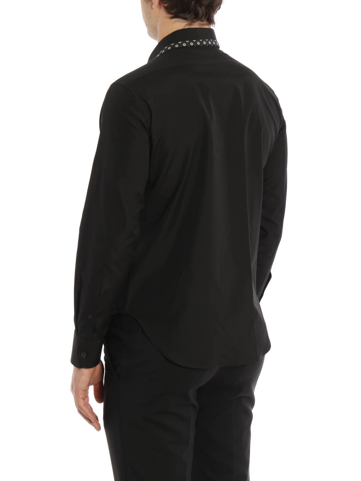 Alexander Mcqueen Patterned details shirt - Black