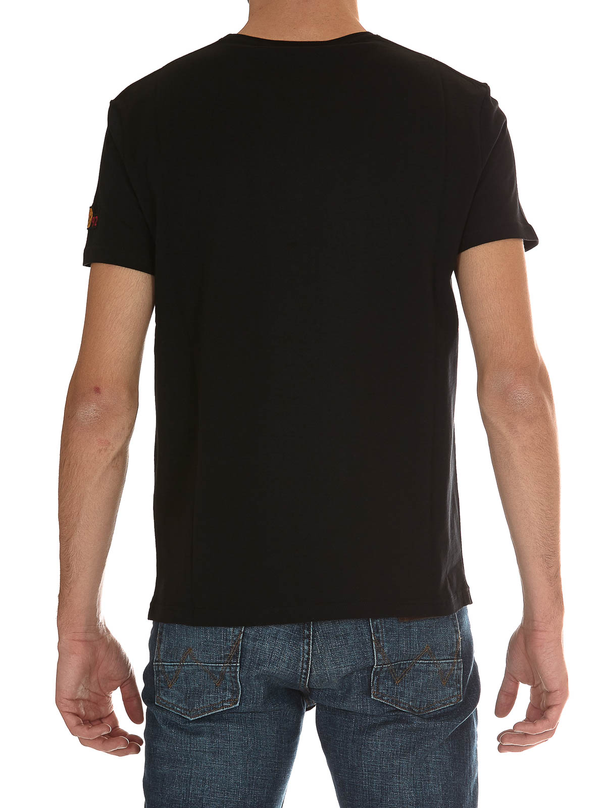 Alexander Mcqueen Patch T-shirt - Black - Men | 455820QIZT90901