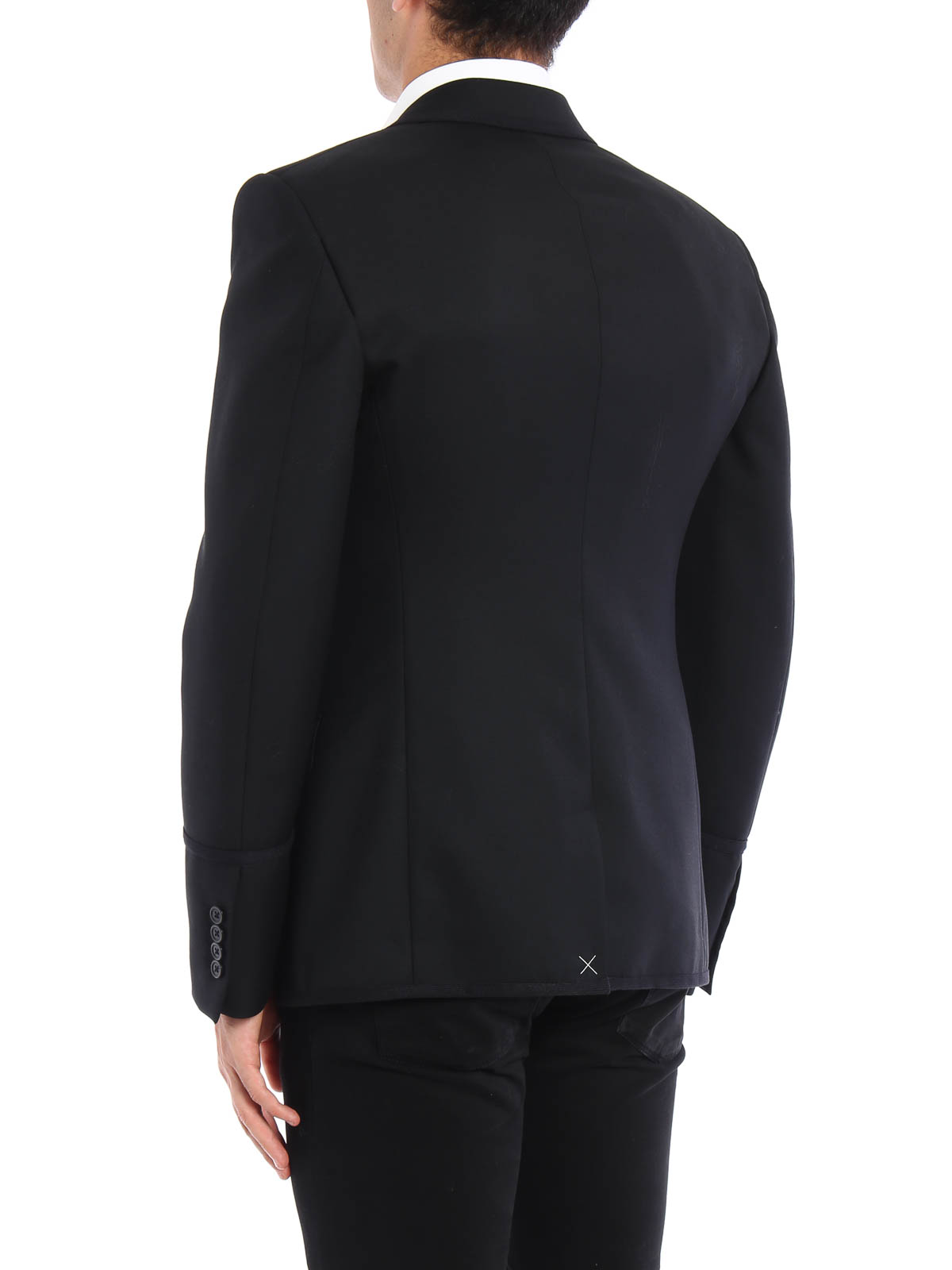 Alexander Mcqueen Finished edges tailored jacket|438351QHU231000