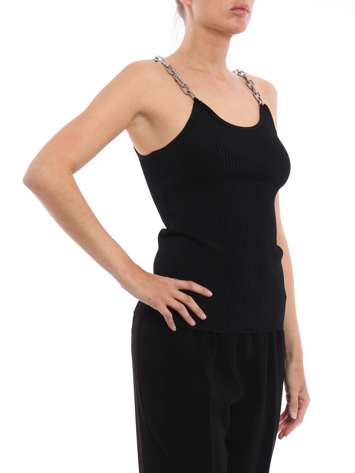Alexander Wang Chain tank top - Black - Women | 119033S16025 Alexander Wang Chain tank top - Black - Women | 119033S16025