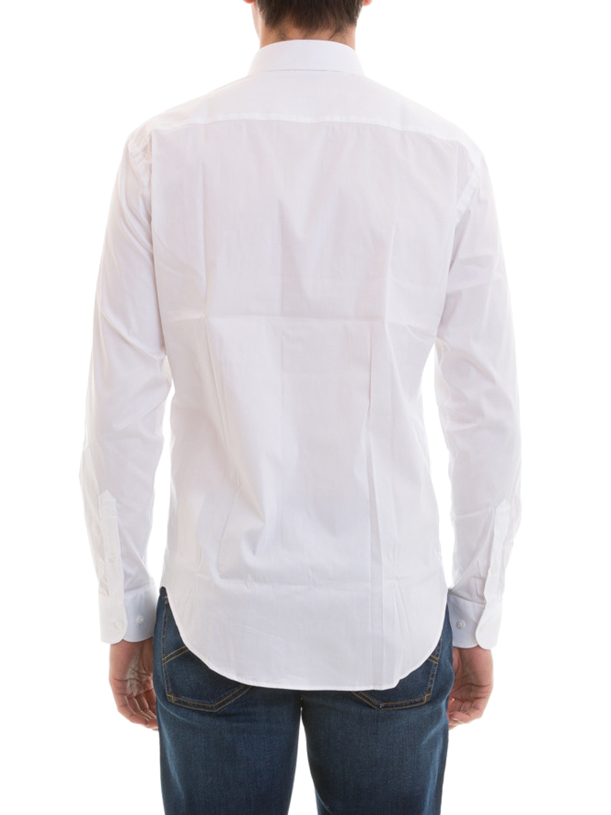 Camisa blanca armani discount hombre