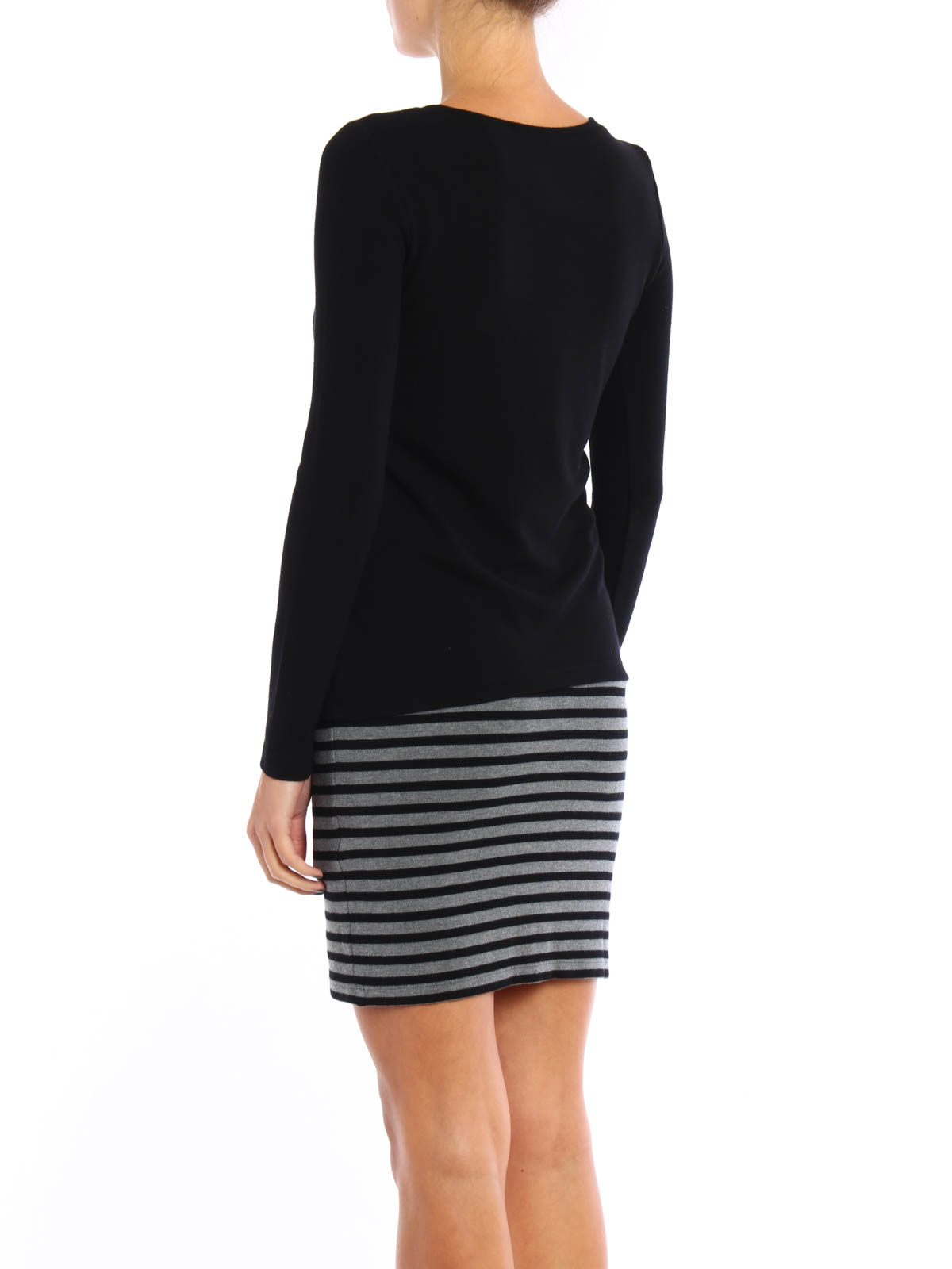 Armani Jeans Jersey tight dress - Black - Women|6X5A815J0KZ1200