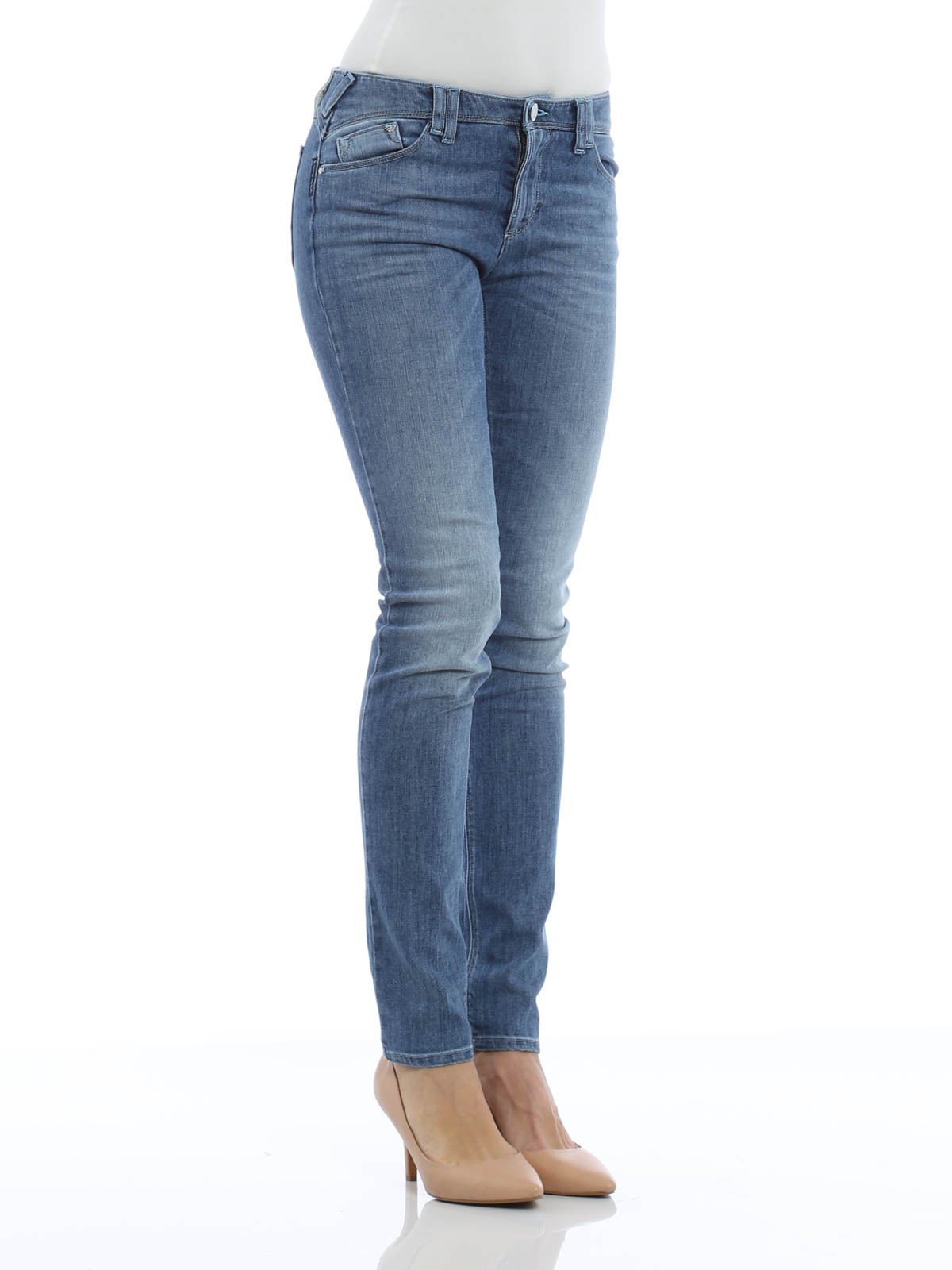 revidere Station Salme Skinny jeans Armani Jeans - Orchid jeans - C5J18G41515