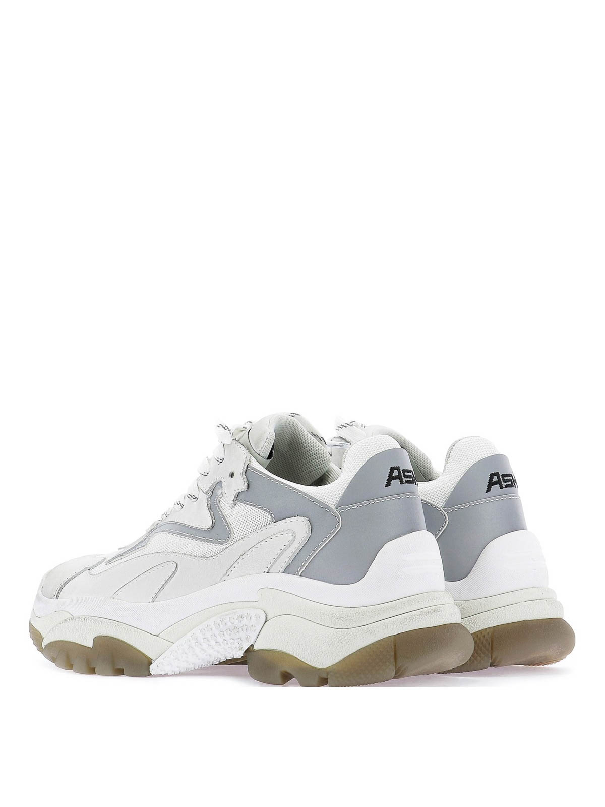 wat betreft Politieagent leider Trainers Ash - Addict sneakers in white and grey - ADDICTCOMBOJSILVER