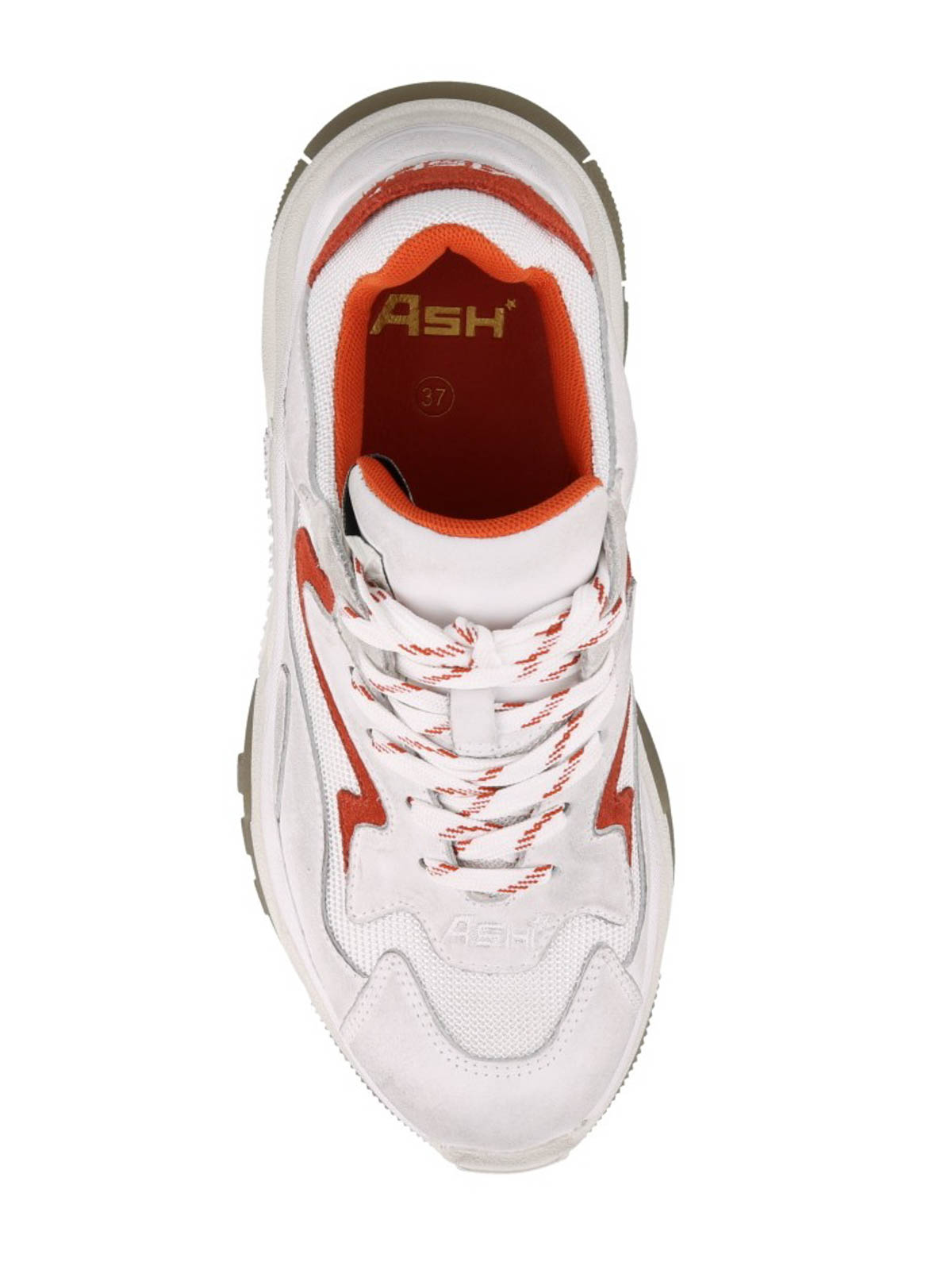 Shop Ash Addict Sneakers In White And Red