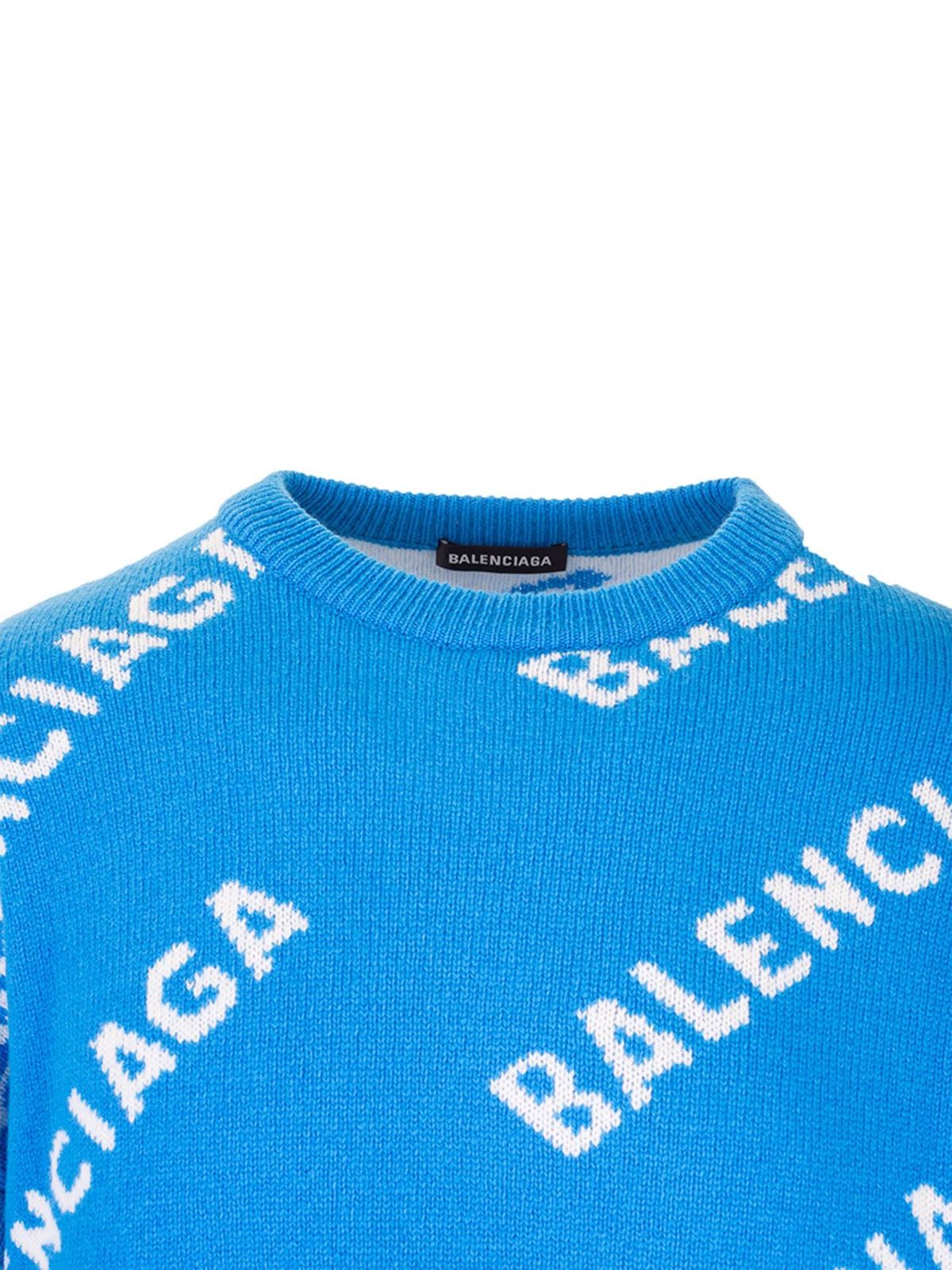 ニットウェア Balenciaga - ニット - ブルー - 623283T15677560