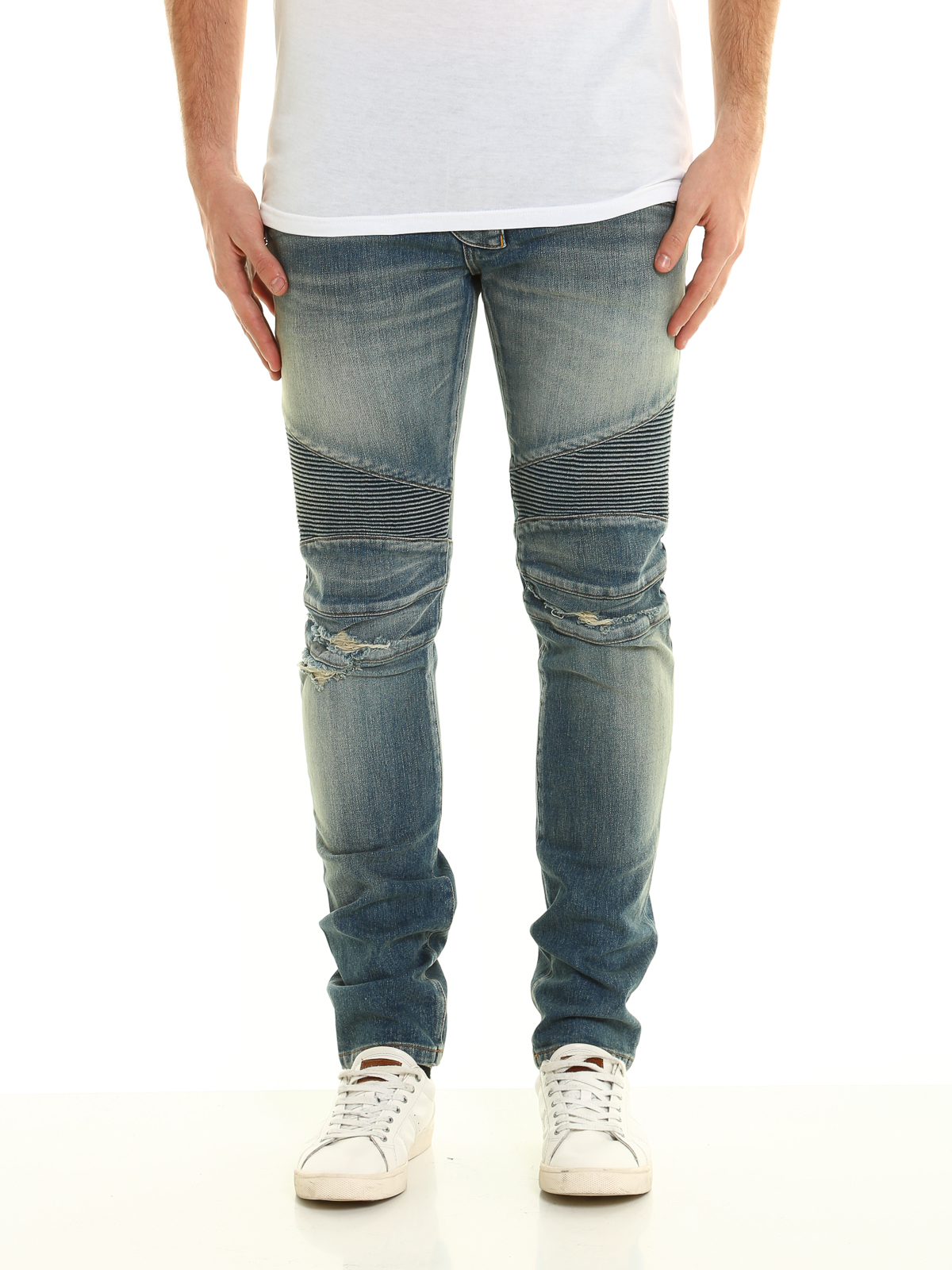 Straight leg - ripped jeans - POHT551C710V155