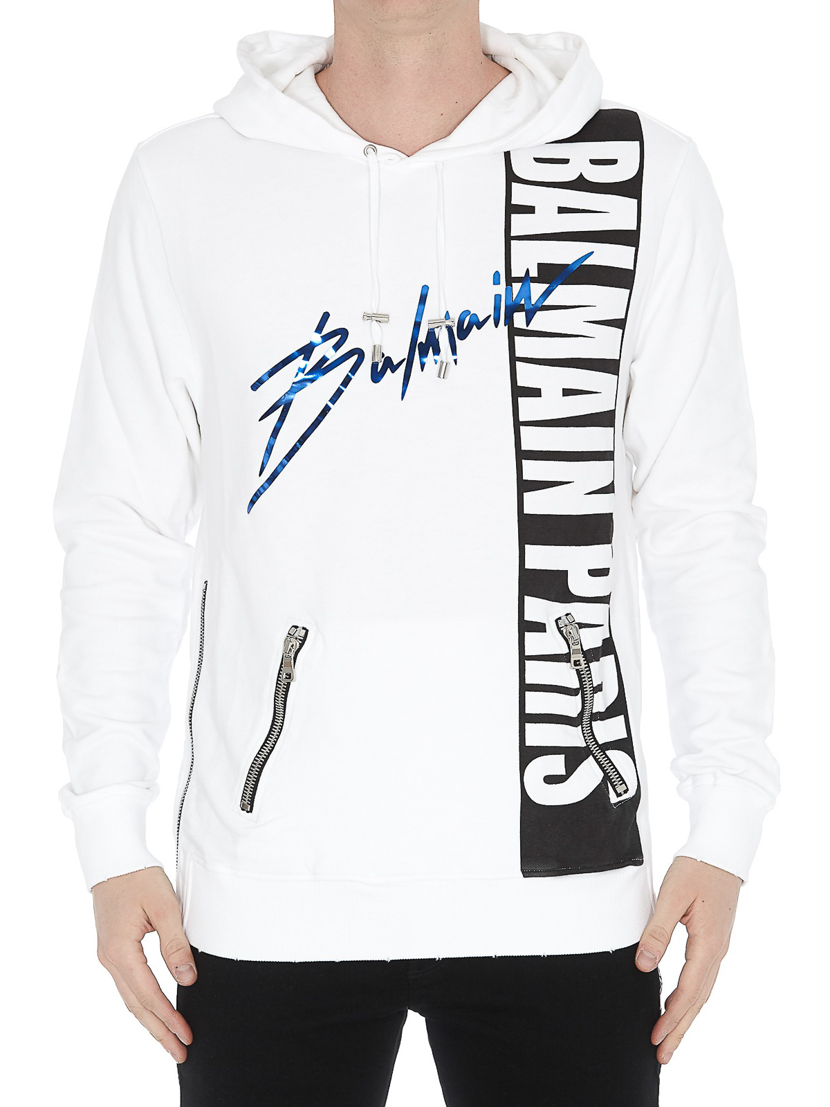 Sweatshirts Sweaters Balmain - Balmain Paris sweatshirt - RH03250I154GAB