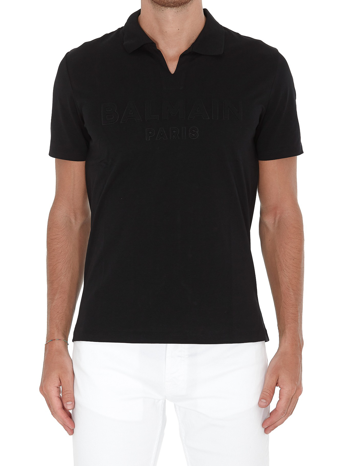 Balmain v discount neck t shirt