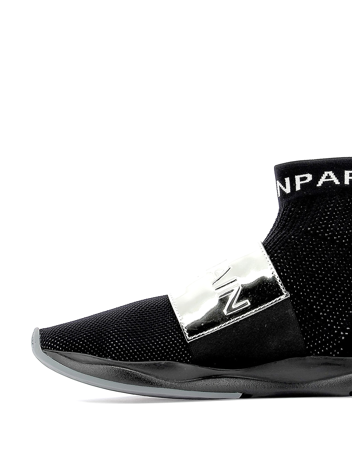 Balmain Black Cameron sock sneakers - Black - Men|RM1C009TCPHEAC