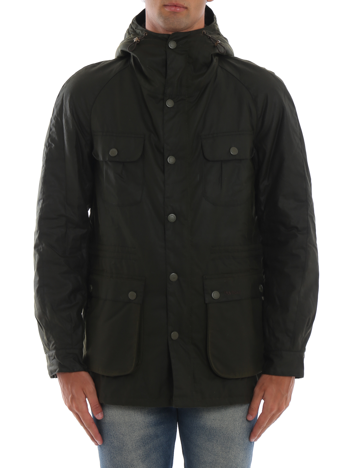 Barbour Brindle wax cotton jacket Dark Green Men BRINDLEOL52