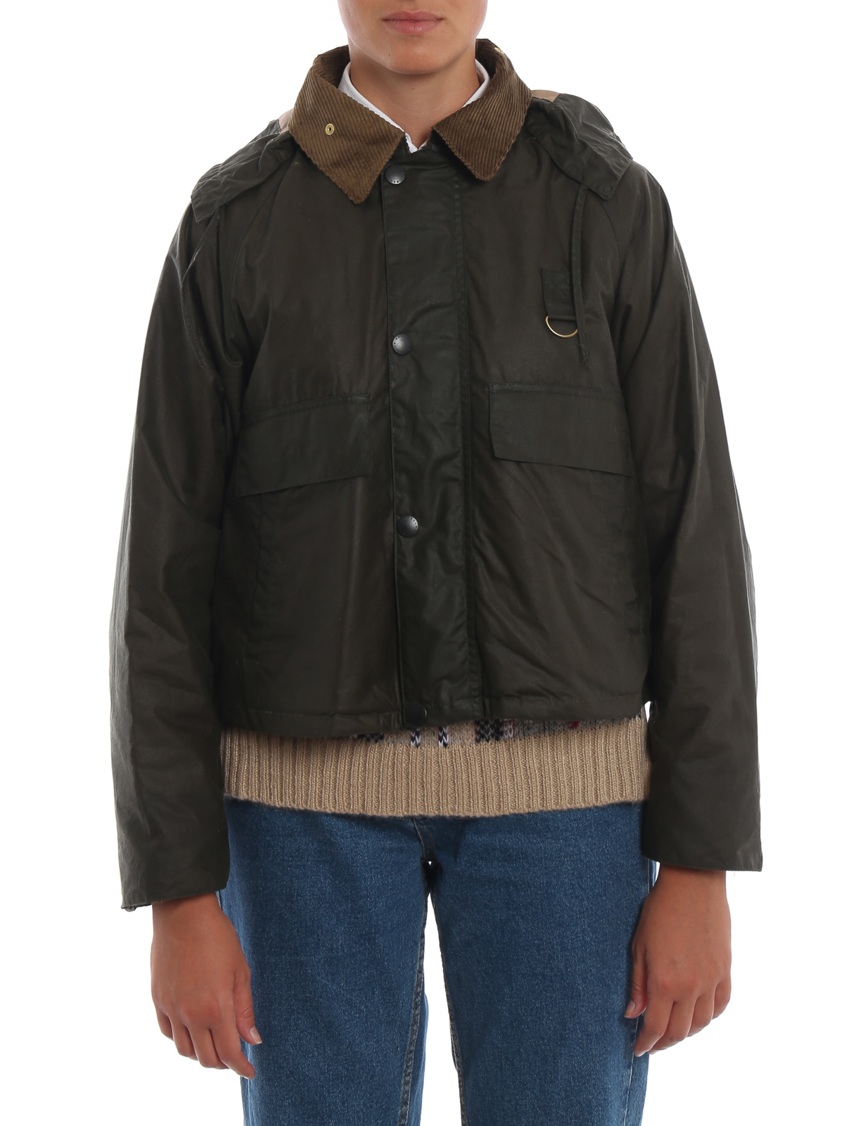 Barbour store cropped jacket