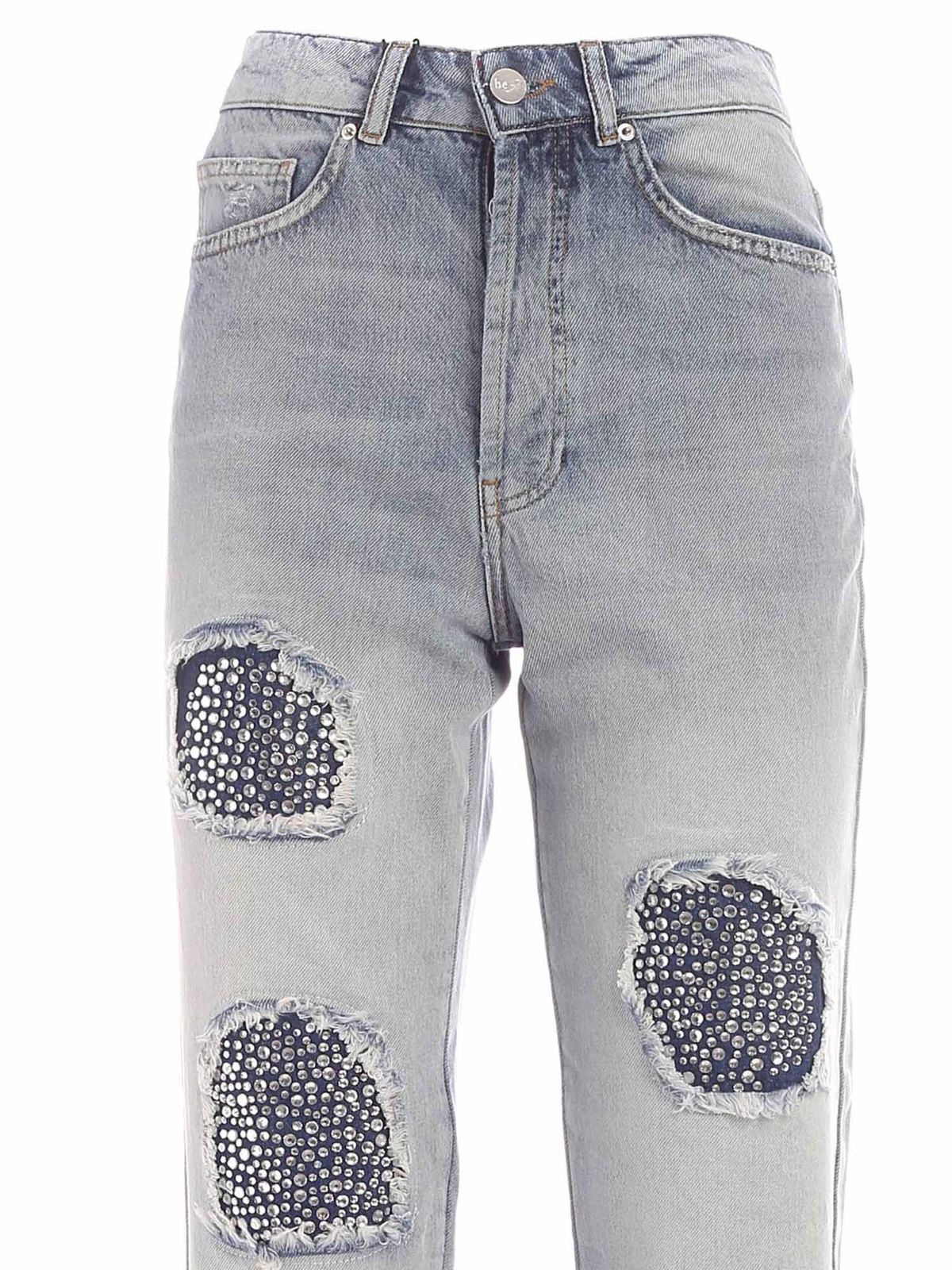 Blumarine Distressed on sale Embellished Skinny Jeans Mid Rise