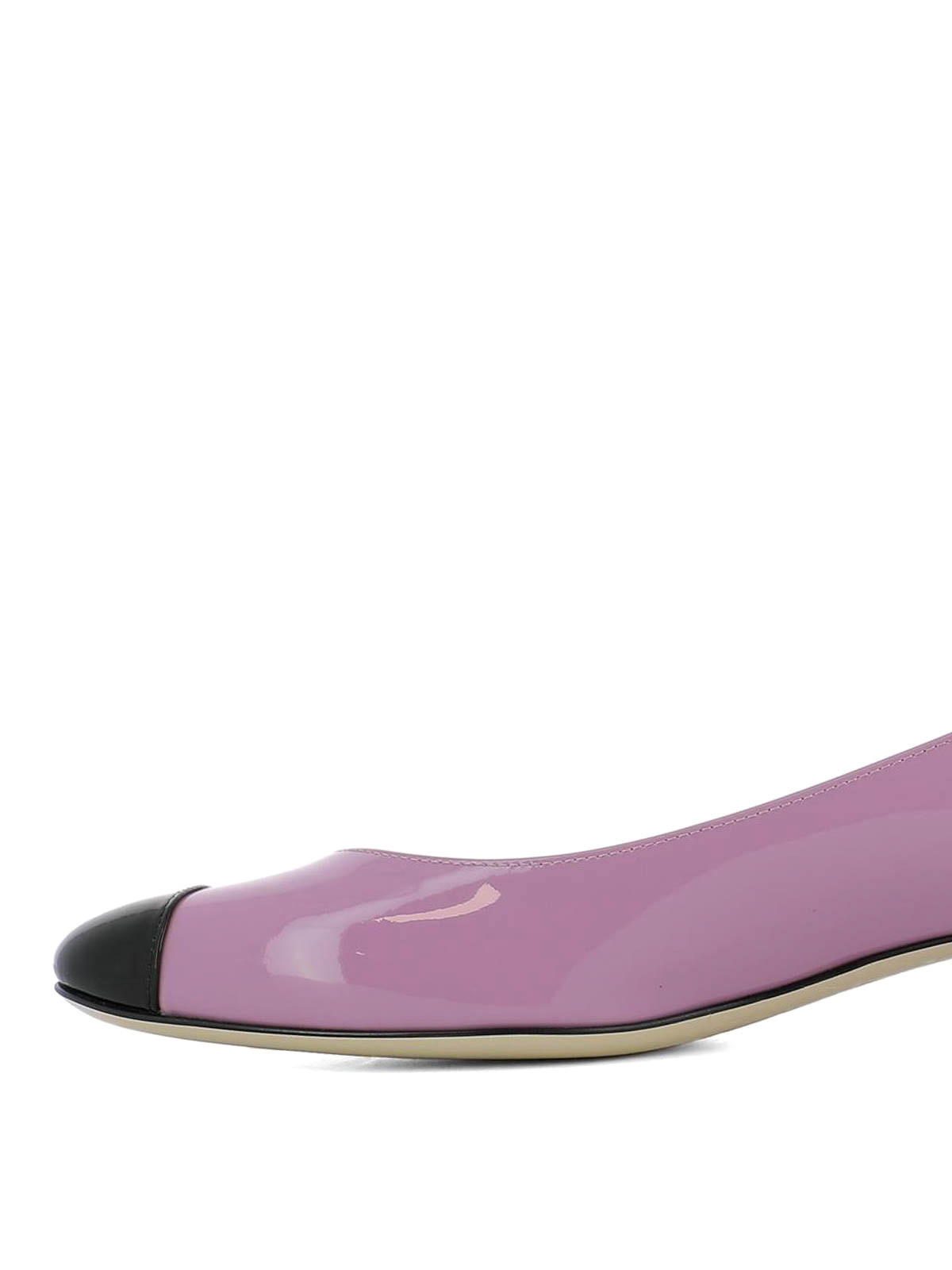 Court shoes Bottega Veneta - Bette lilac patent leather pumps
