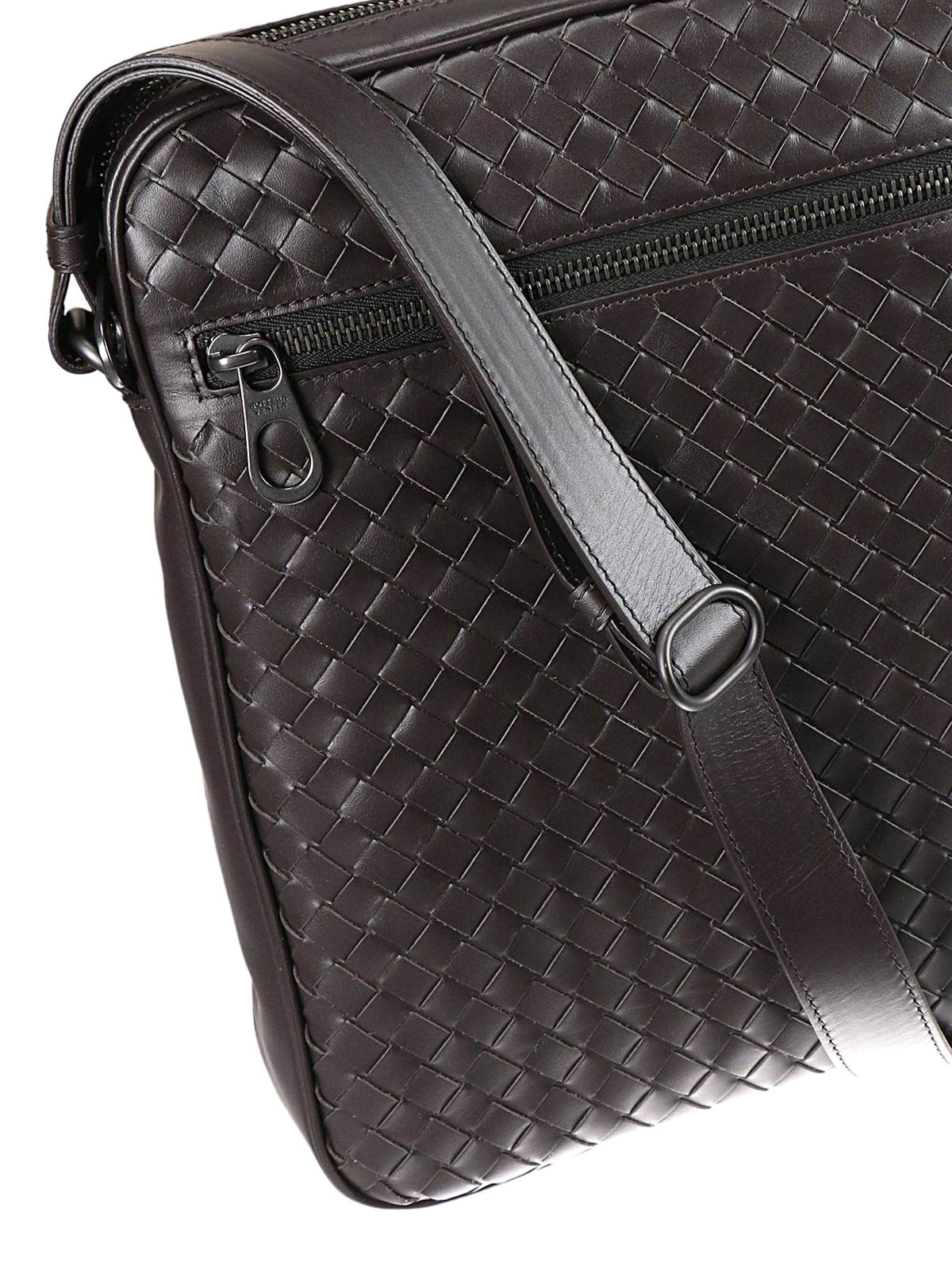 Bottega Veneta ボディバッグ ダークブラウン ボッテガ