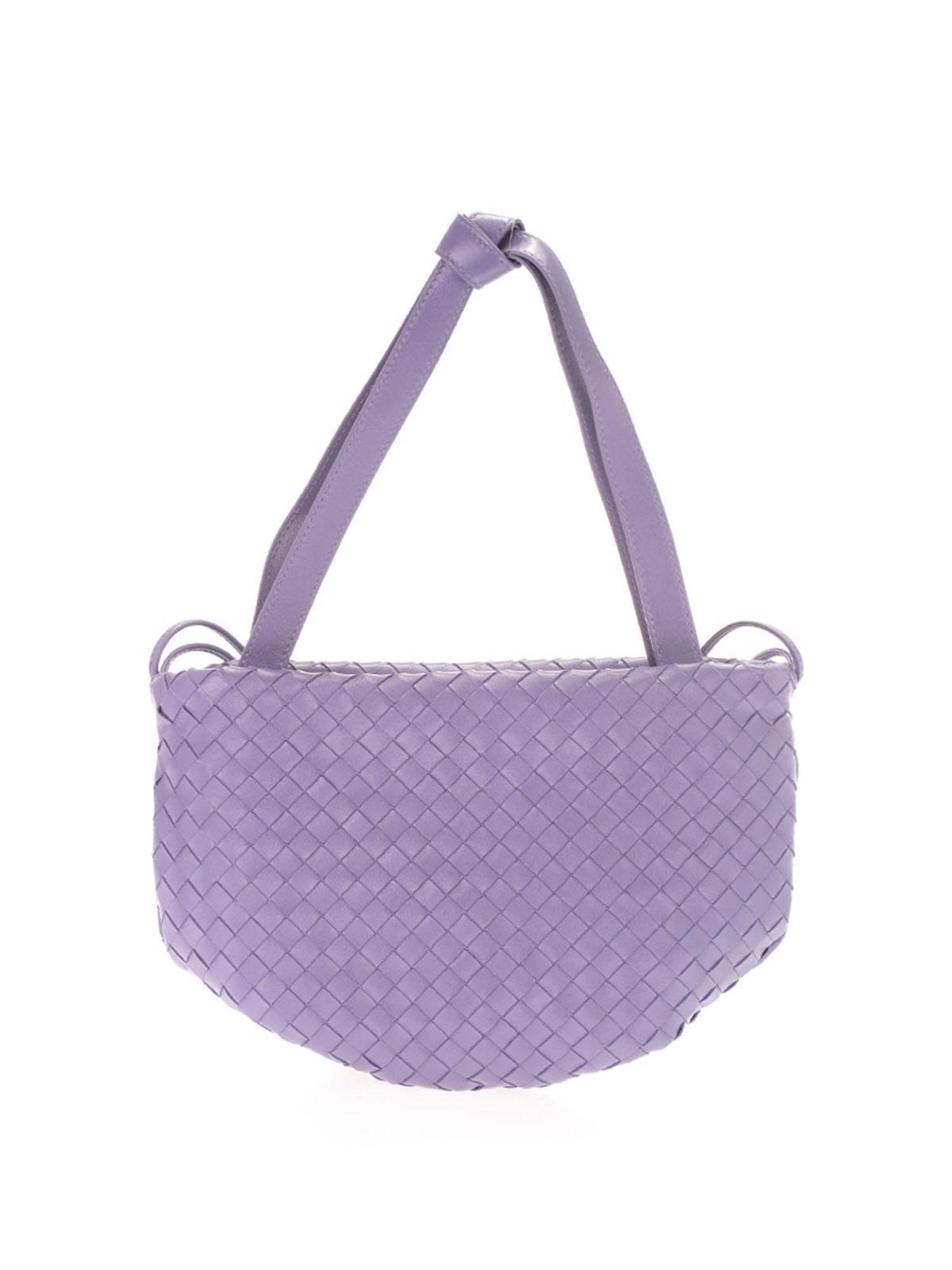 Bottega Veneta The Bulb small handbag in lavender color 