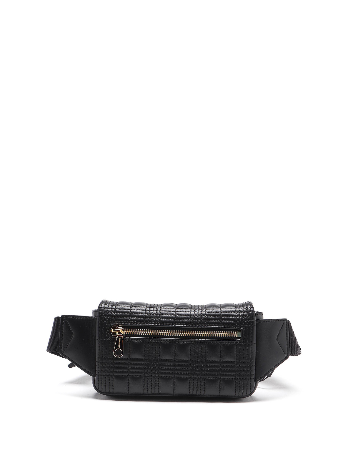 Burberry Quilted Lambskin Lola Bum Bag in Black
