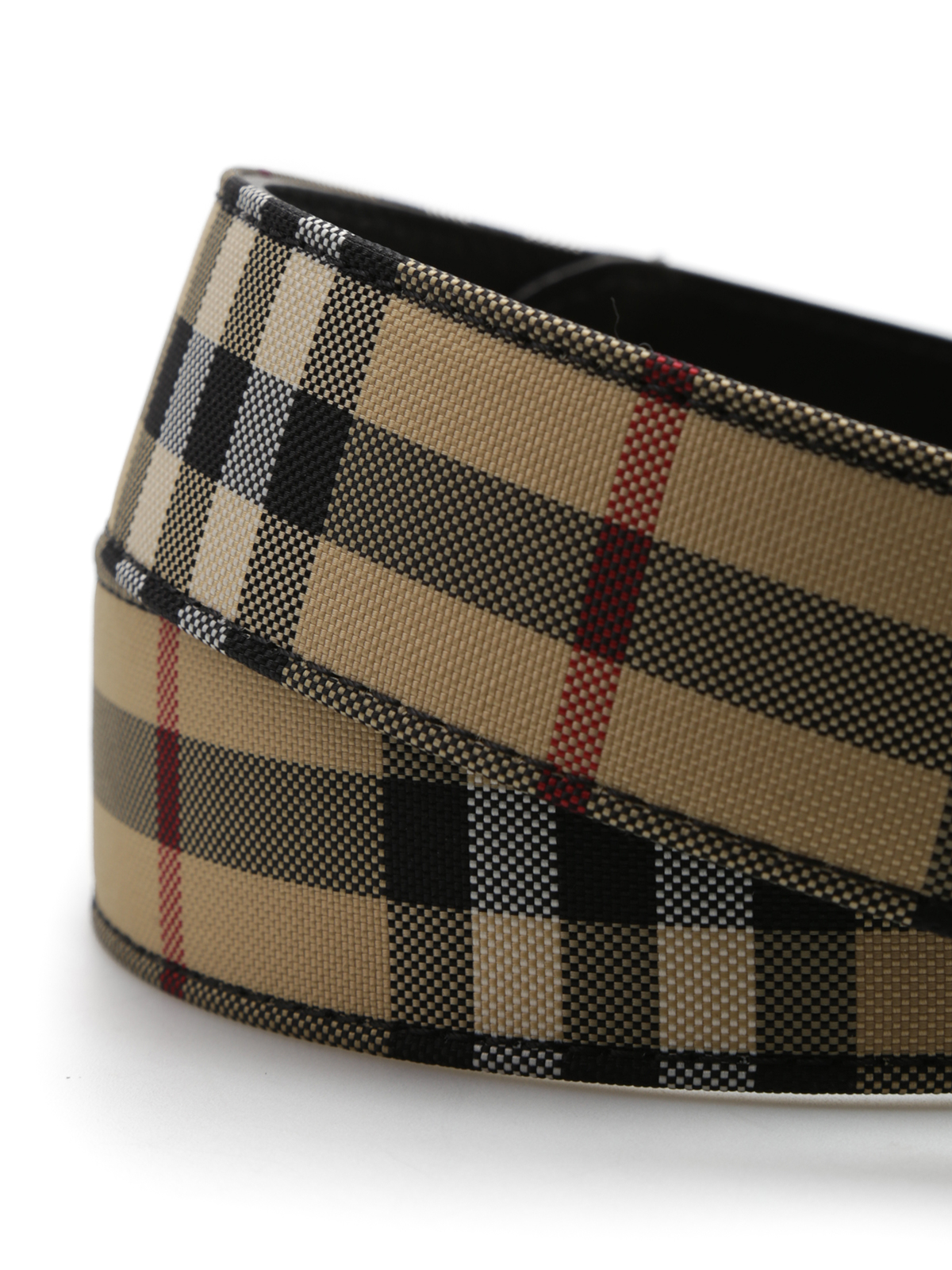 Burberry horseferry check and leather belt best sale