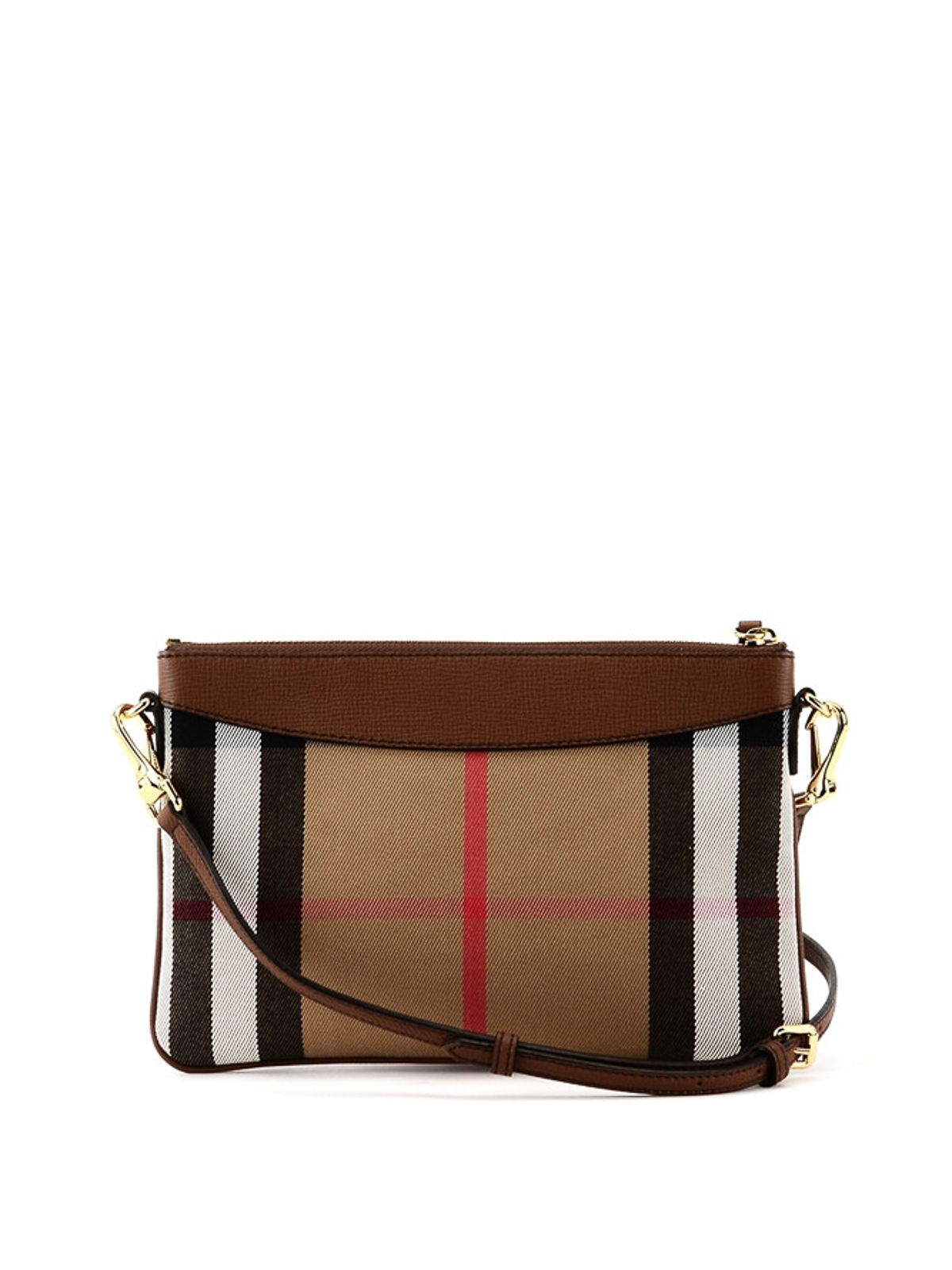 Burberry horseferry cheap check clutch bag