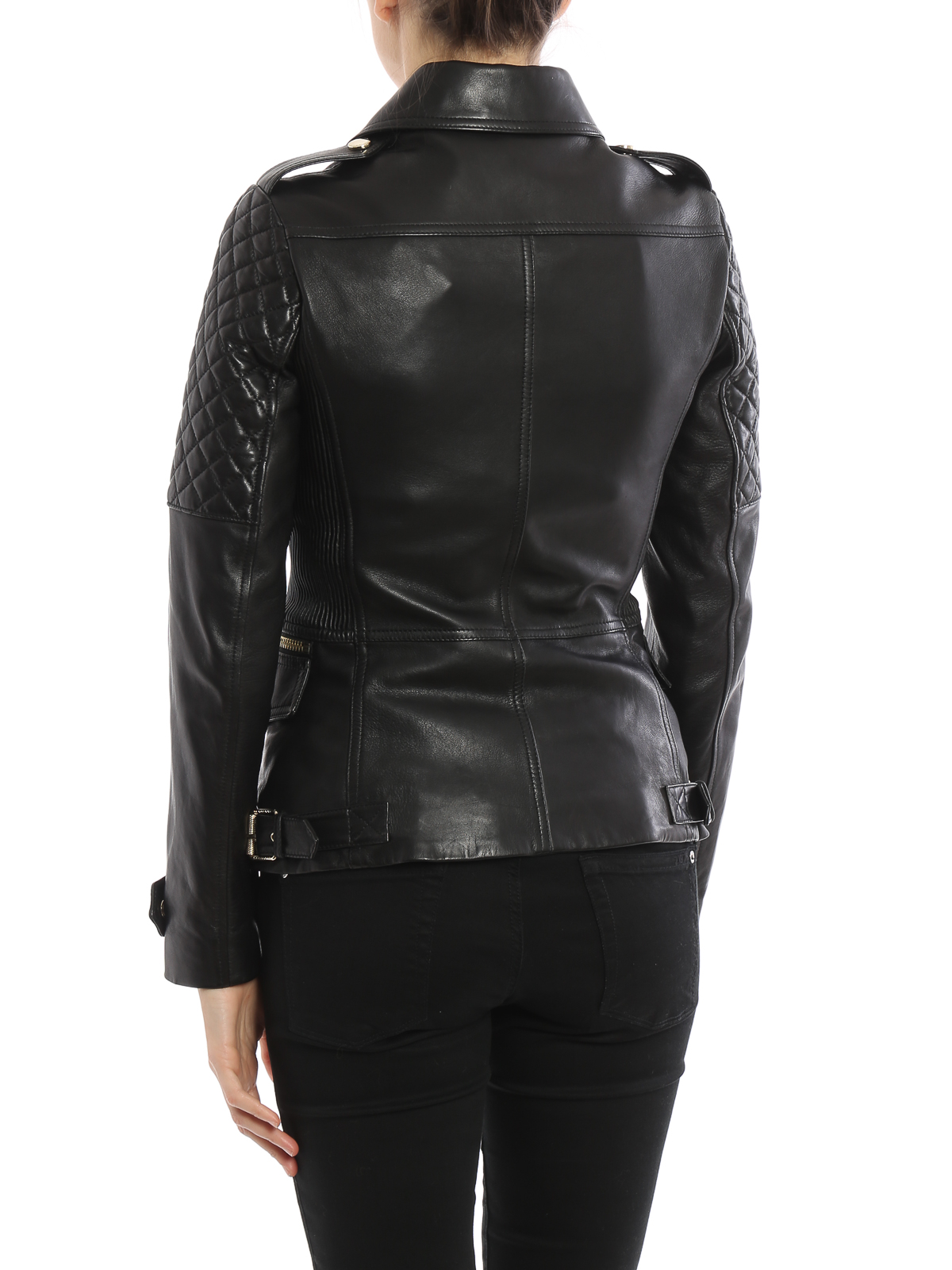 eksperimentel Ikke moderigtigt Mangler Leather jacket Burberry - Remmington lambskin biker jacket - 39762131002