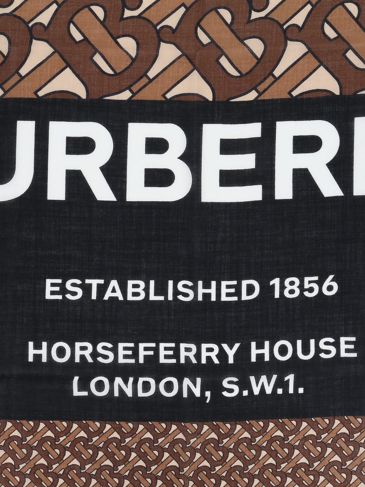 burberry established 1856 scarf